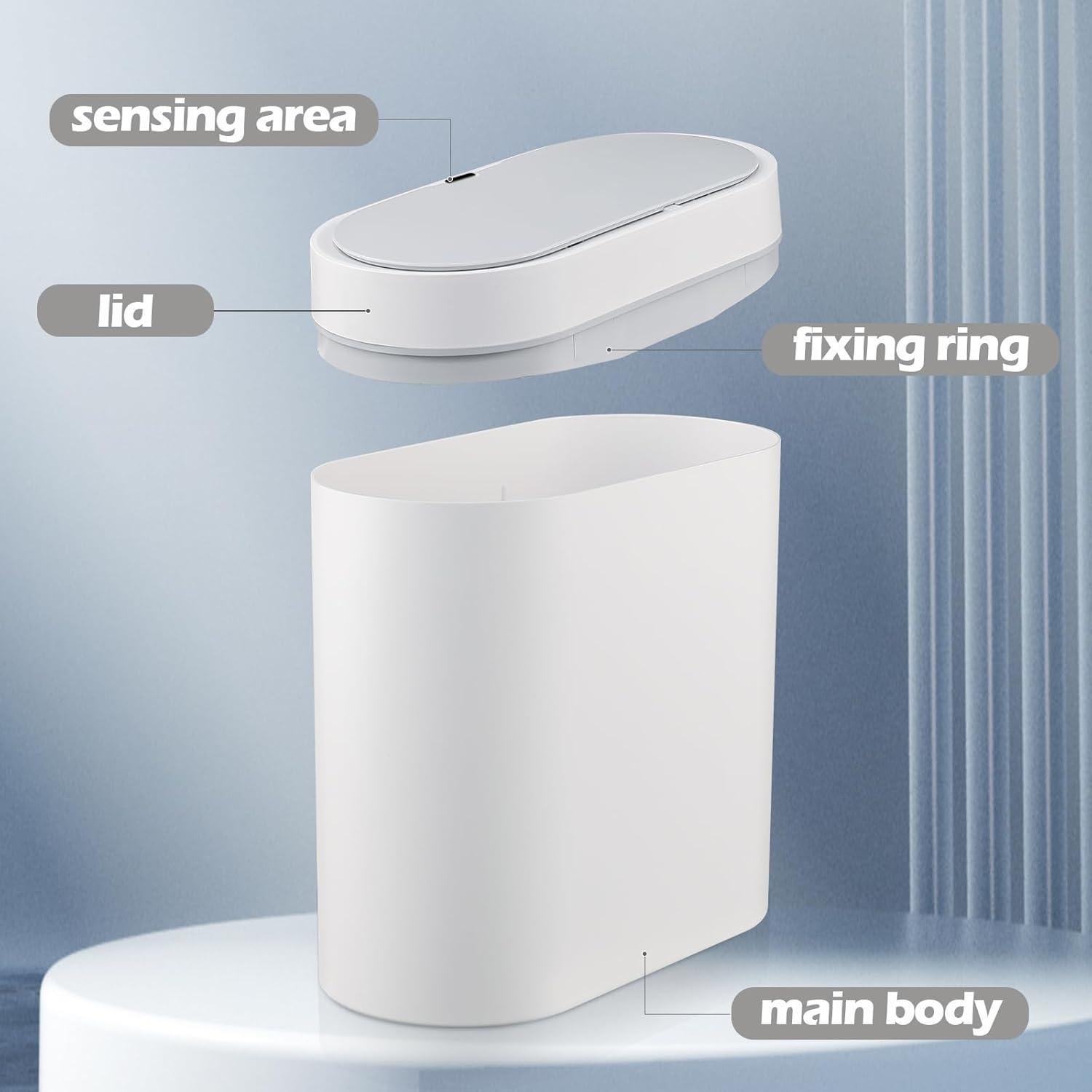 Papelera Automática ELPHECO 9.5L con Sensor de Movimiento