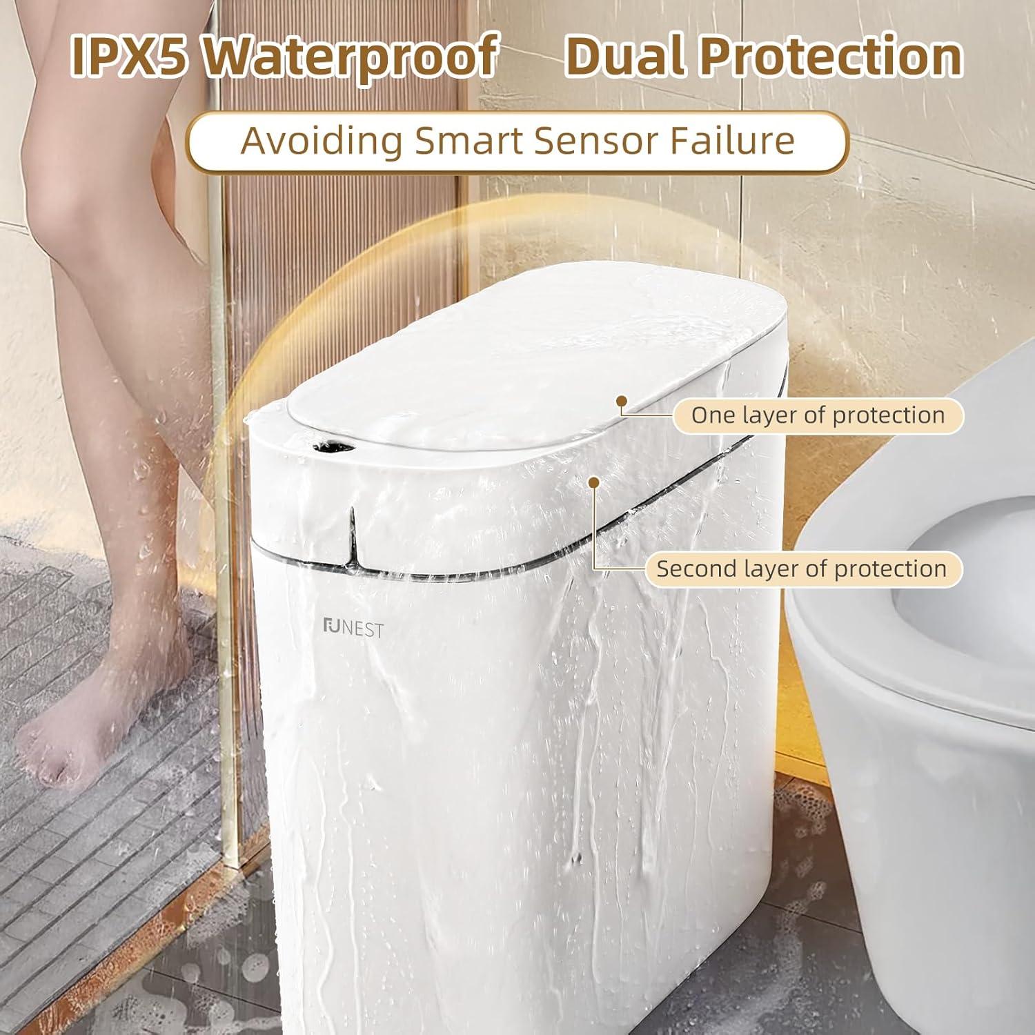 Cubo de Basura Automático Funest 13.2L con Sensor y Tapa