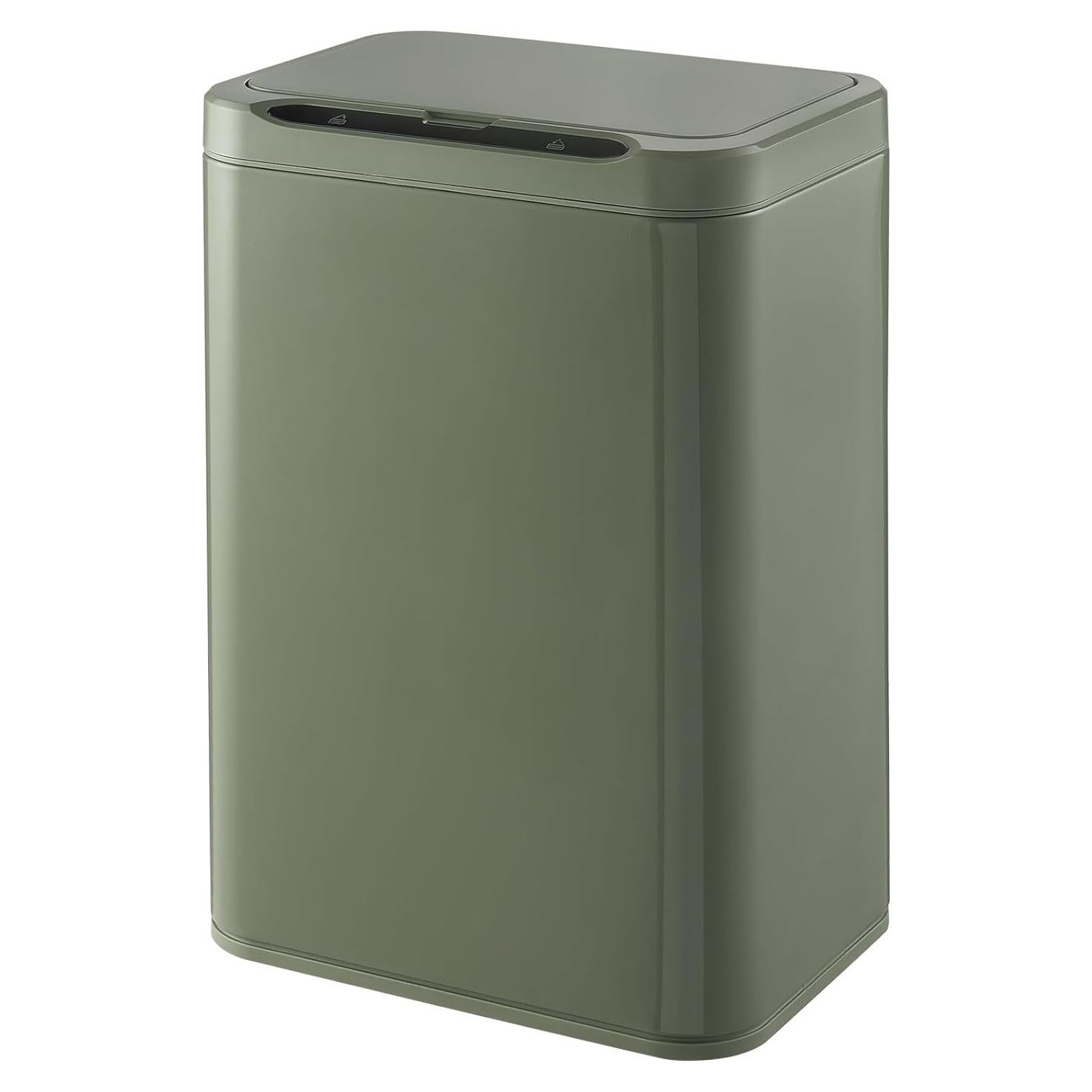 Bote de Basura ELPHECO 20.8L Acero Inoxidable Verde Aguacate