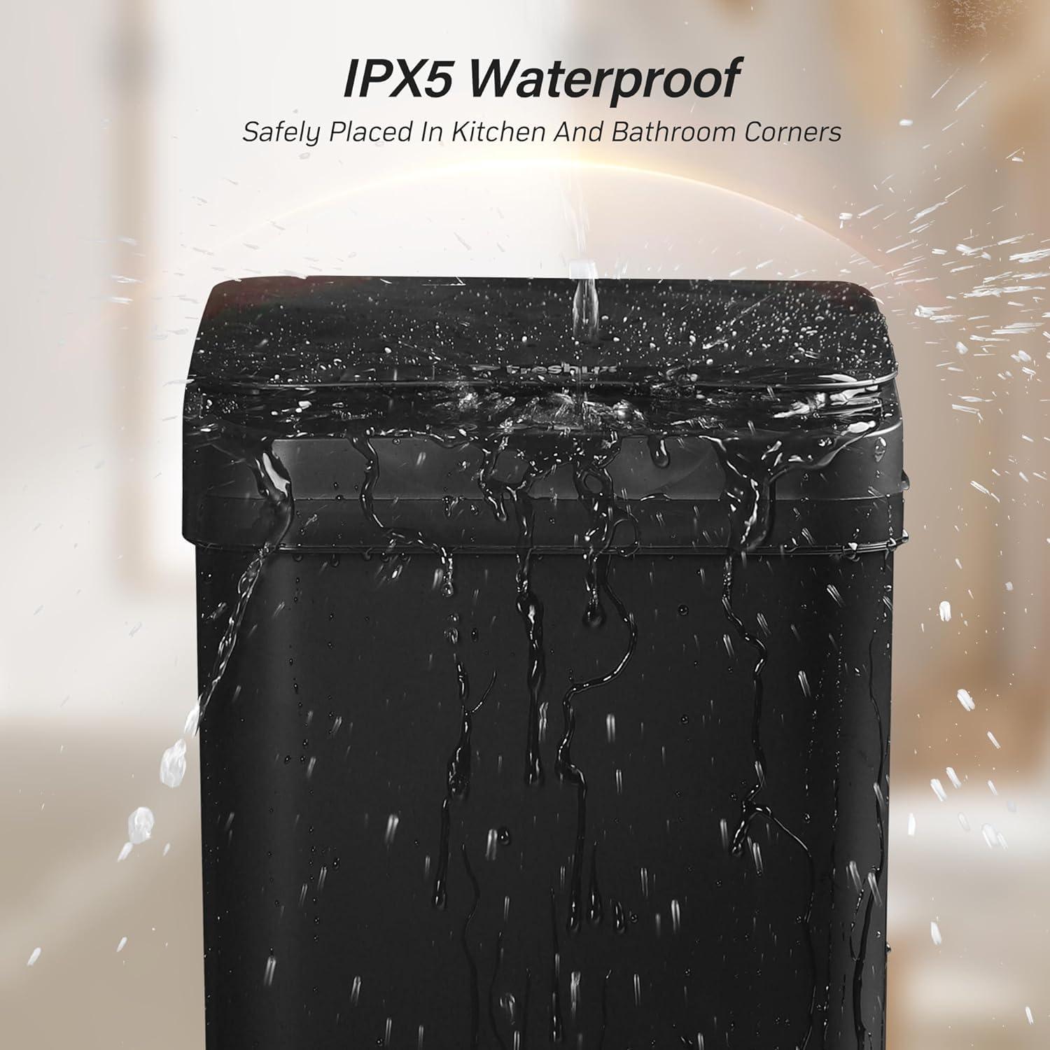 Cesto de Basura Automático FRESHLIX 2.6 Galones Negro