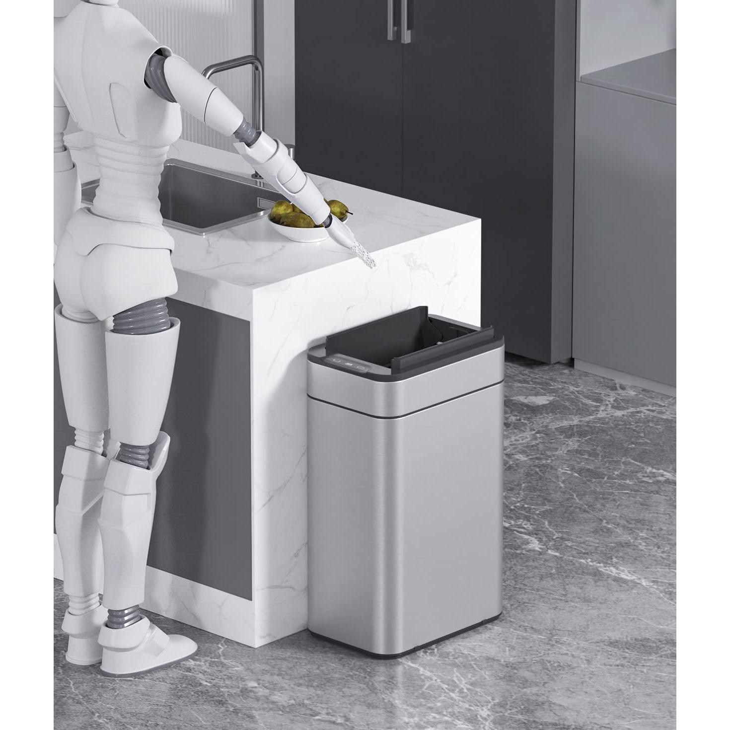 Cubo de Basura Automático ELPHECO 60L con Sensor de Movimiento