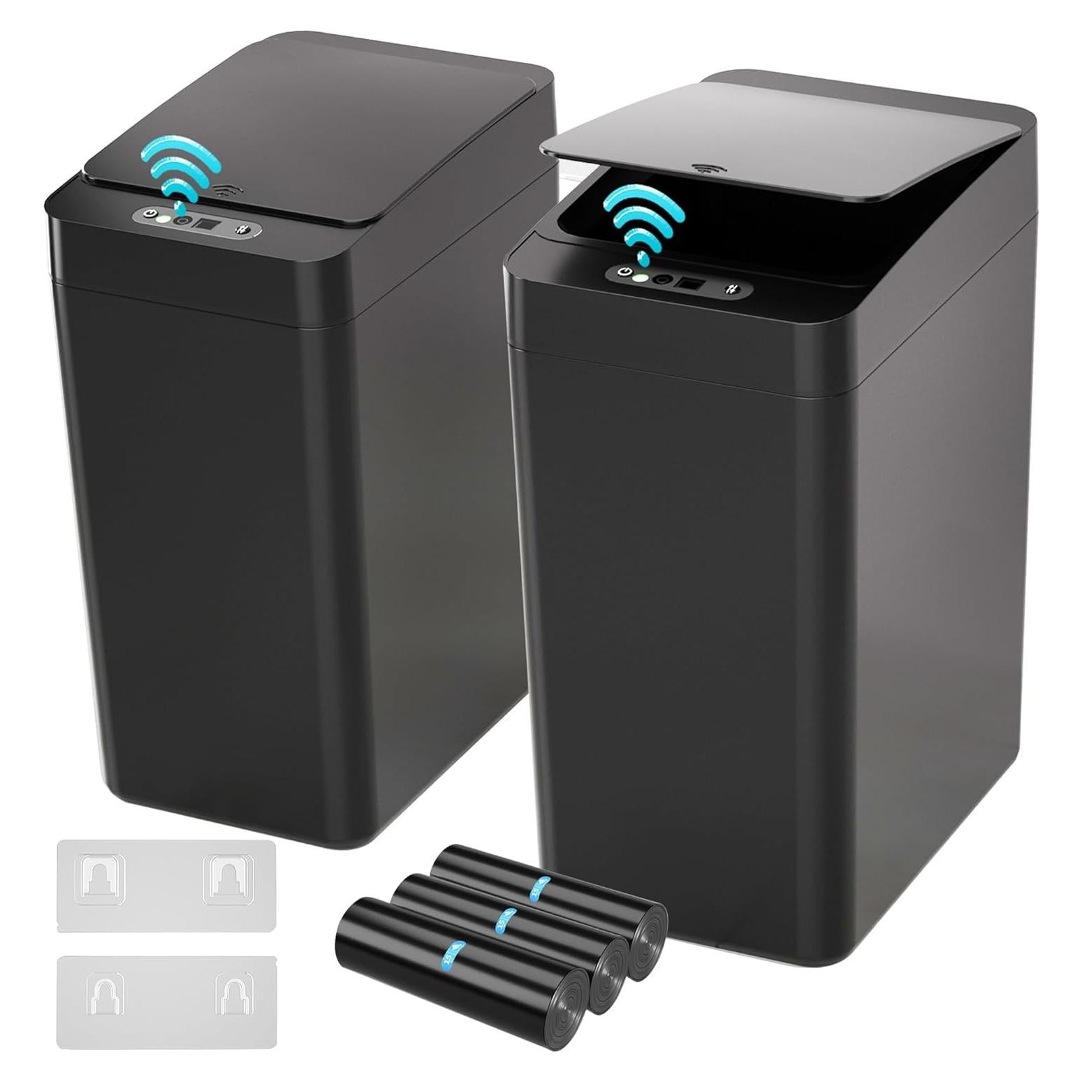 Cubo de Basura Automático Kaylowe 9.84L Negro Sensor Infrarrojo