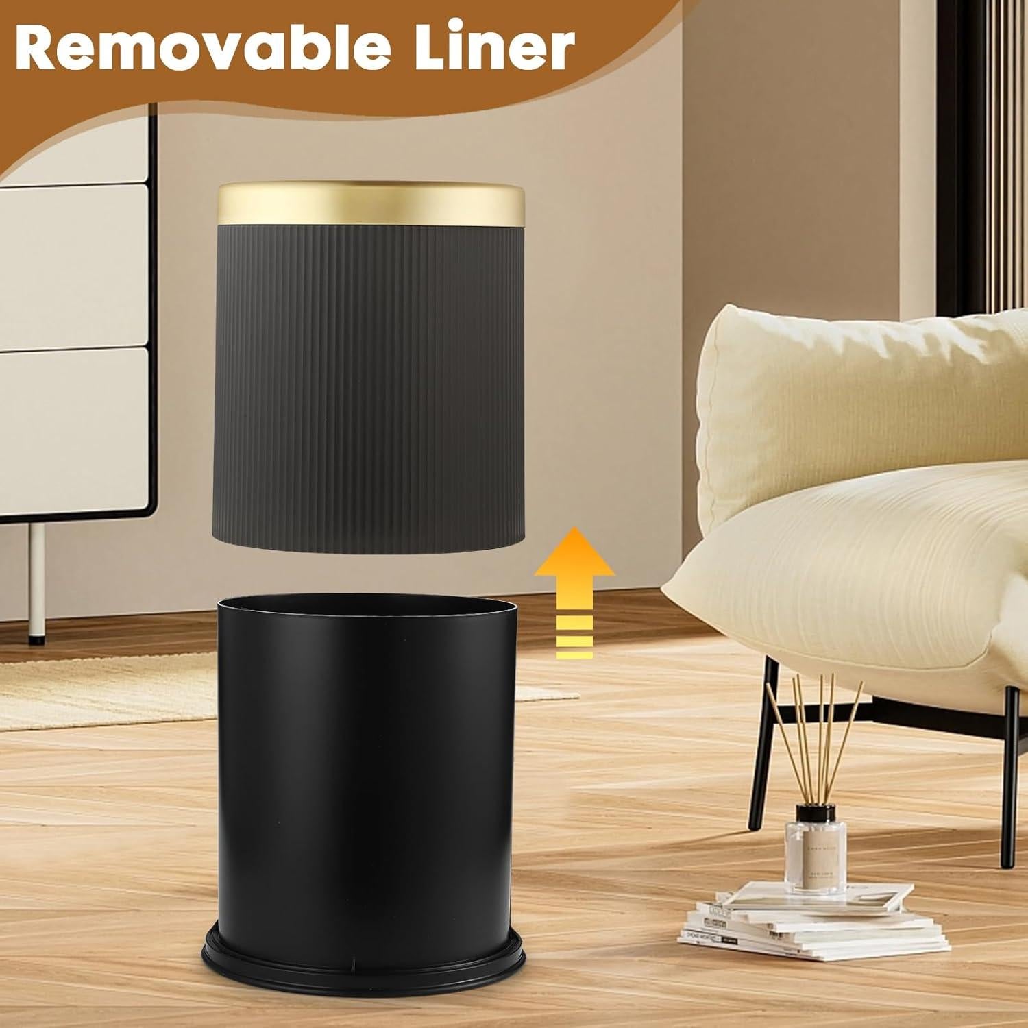 Cubo de Basura Inteligente onlcuk 10.6L con Sensor Gris