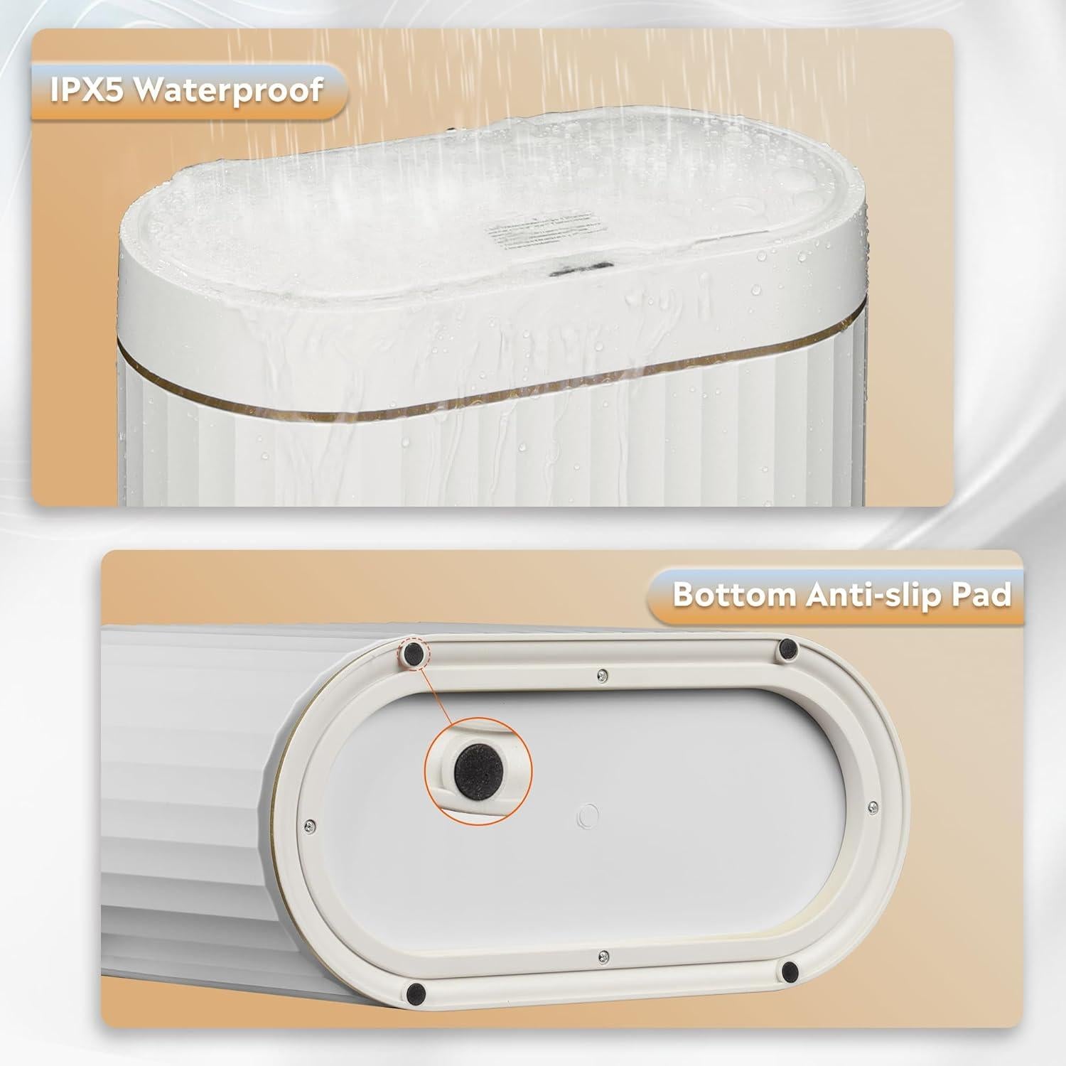 Cubo de Basura Automático WLIVE 9L con Sensor de Movimiento