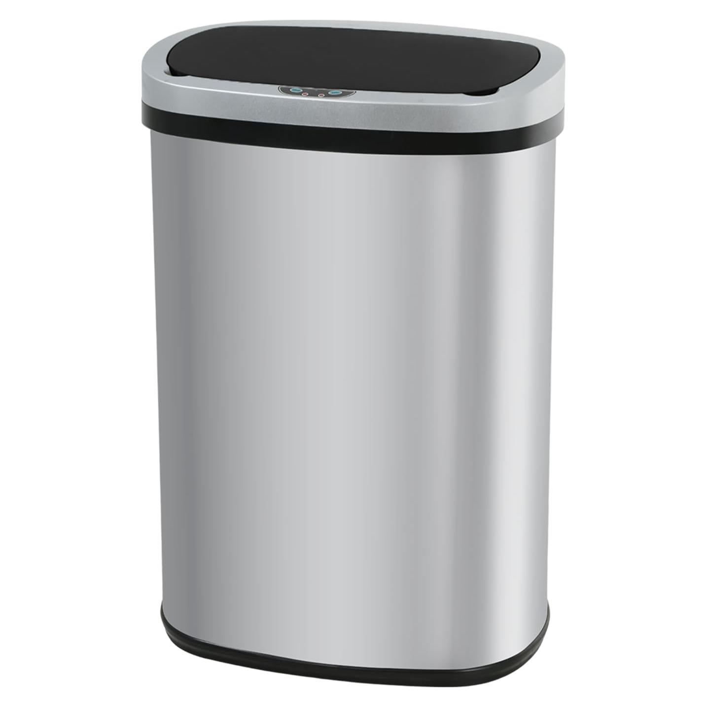 Cubo de Basura Automático NChanmar 50L Acero Inoxidable