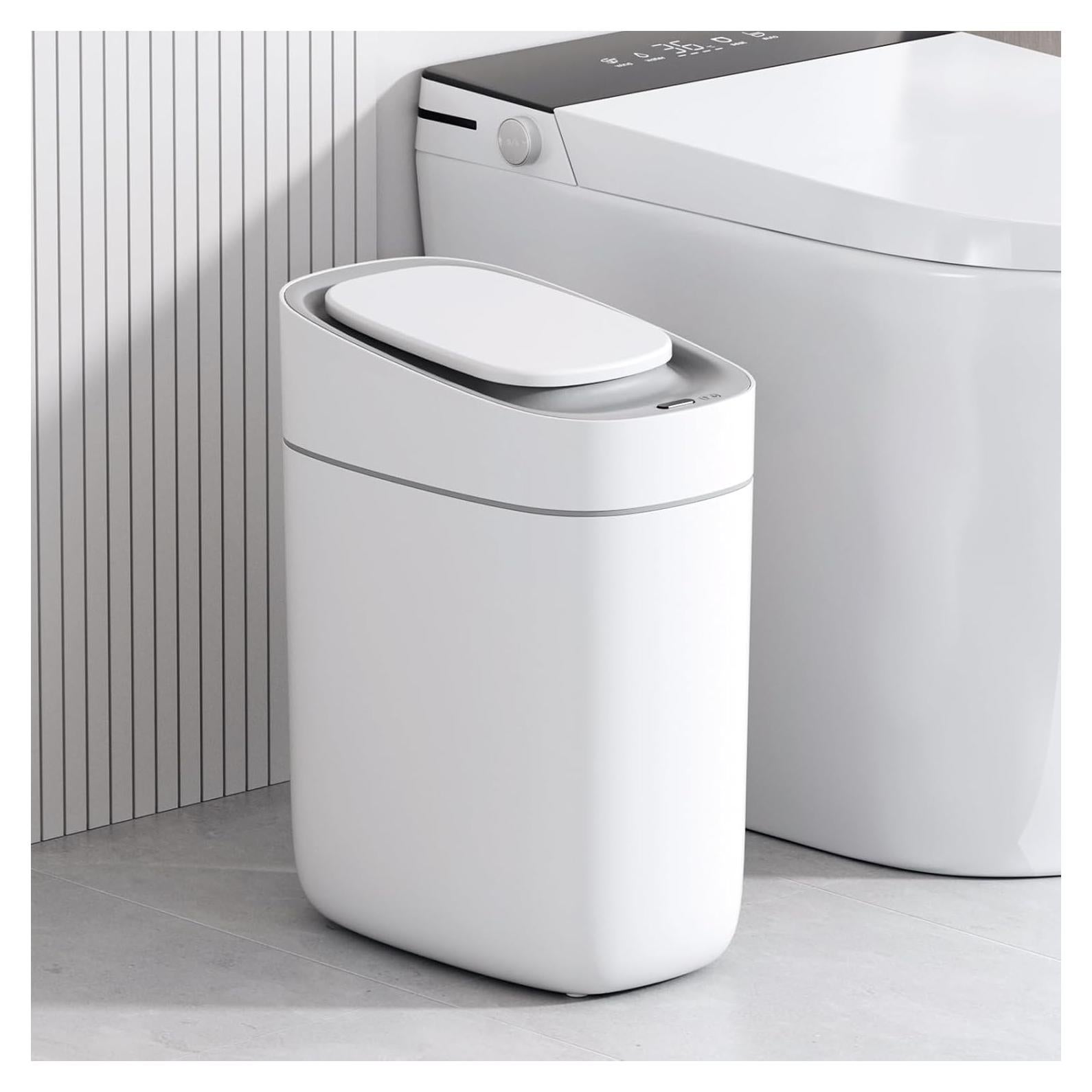 Papelera Automática ELPHECO 9L con Sensor Infrarrojo Blanca