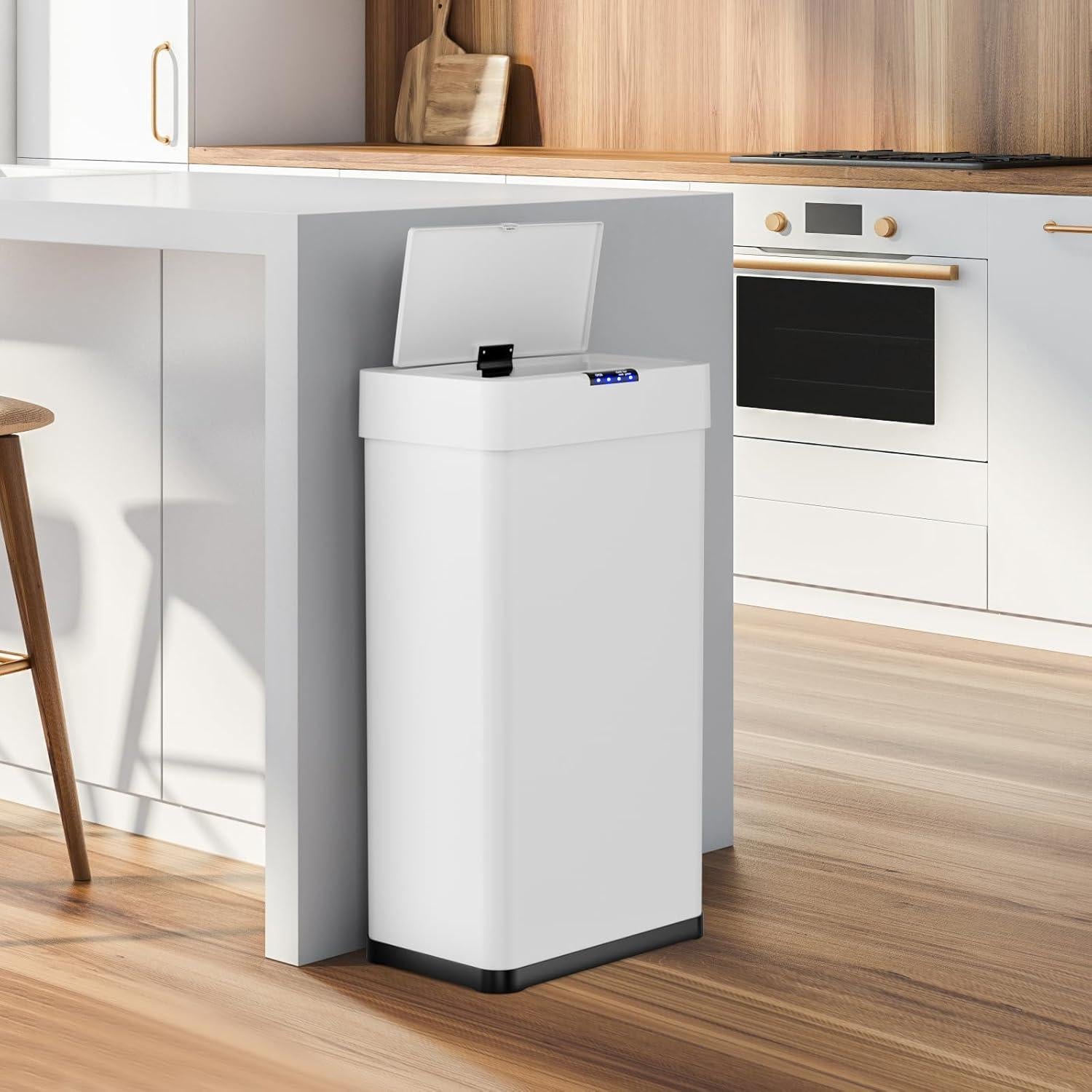 Basurero Automático con Sensor Athlike 60.57 L Blanco