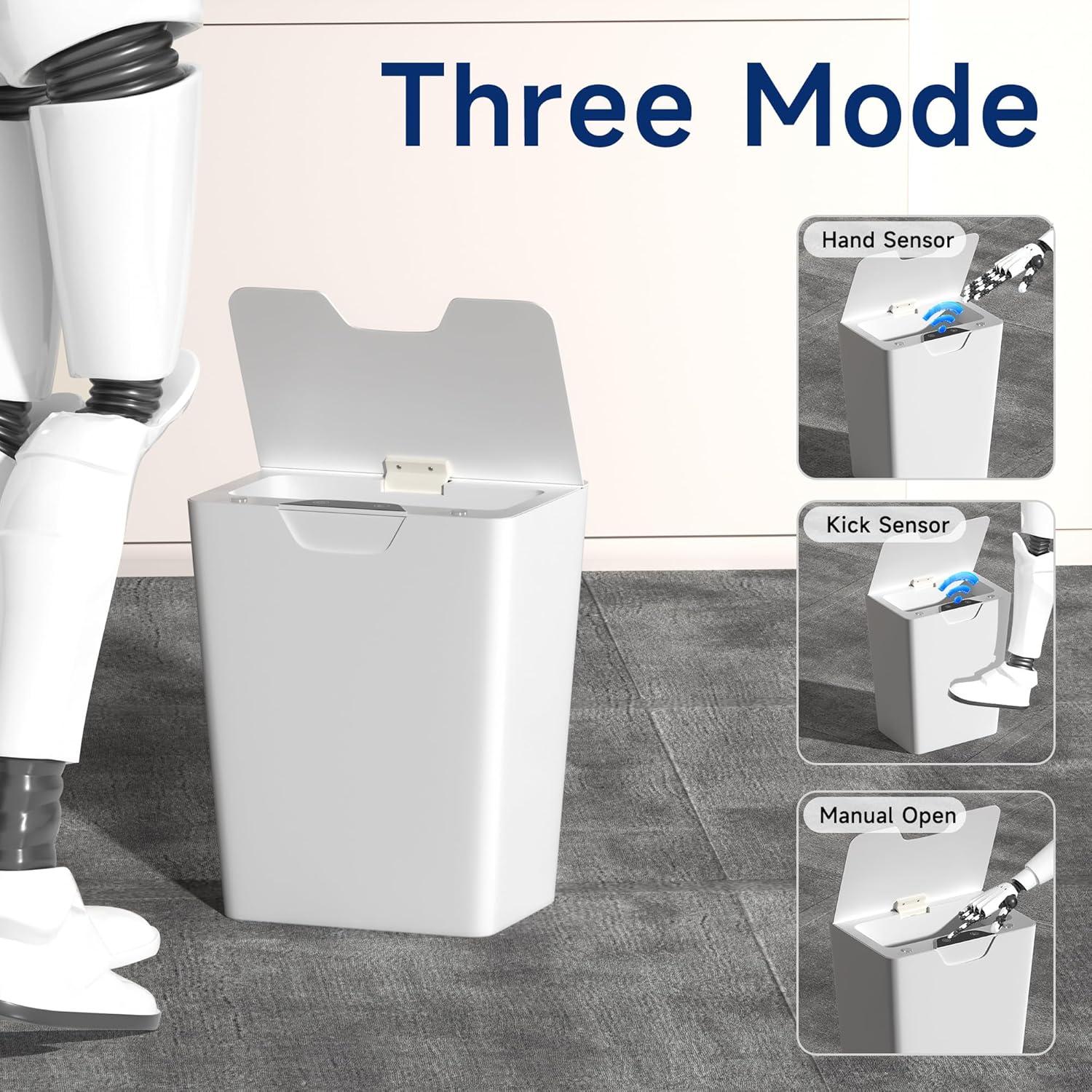 Cubo de Basura Inteligente YEEFIGRO 15.9L con Sensor Automático