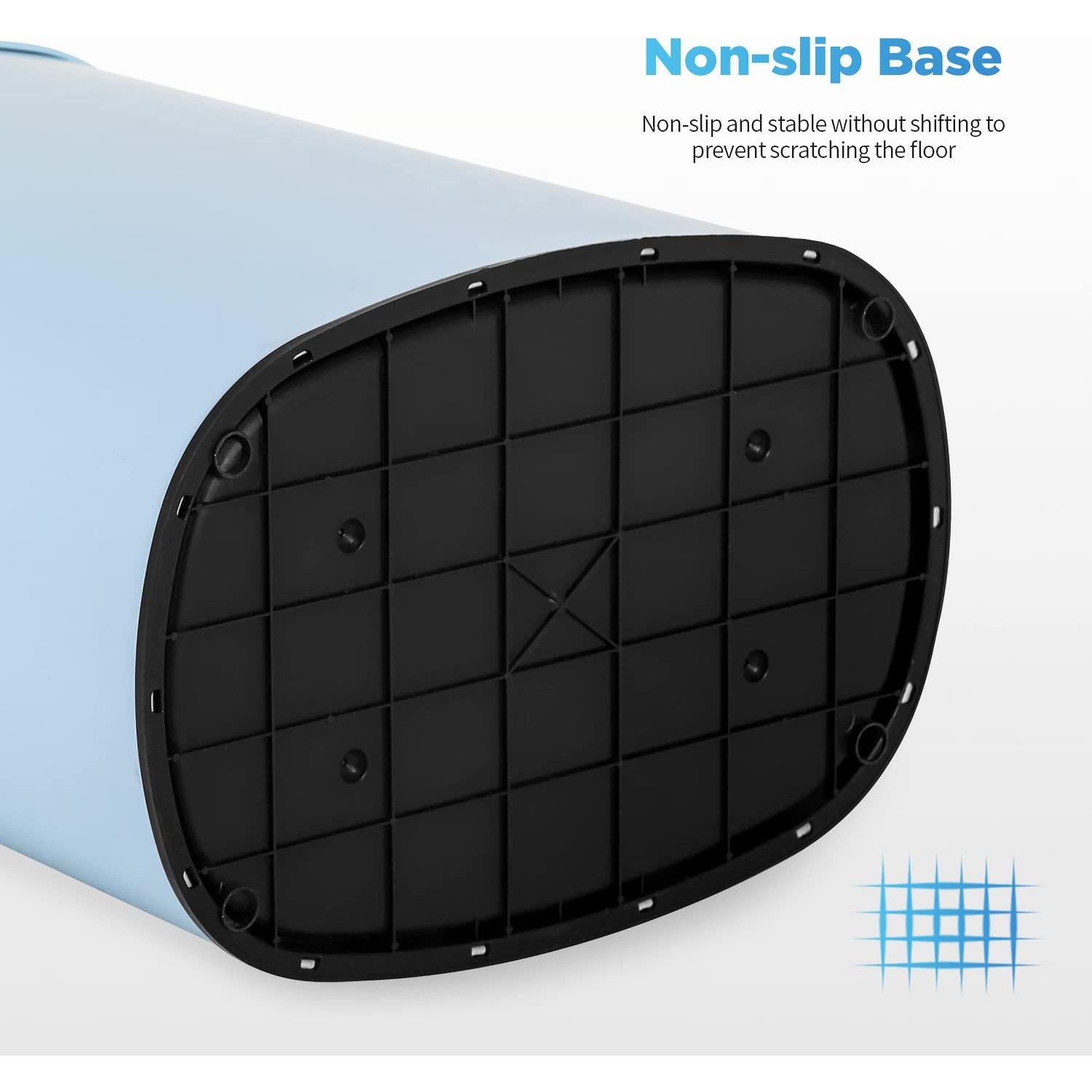 Bote de Basura Metálico Mueble de América 49.2L Azul con Sensor