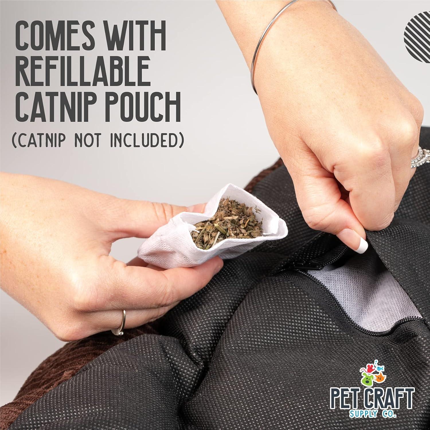 Cama para Gatos Pet Craft Supply Gris 48x36x13 cm Lavable