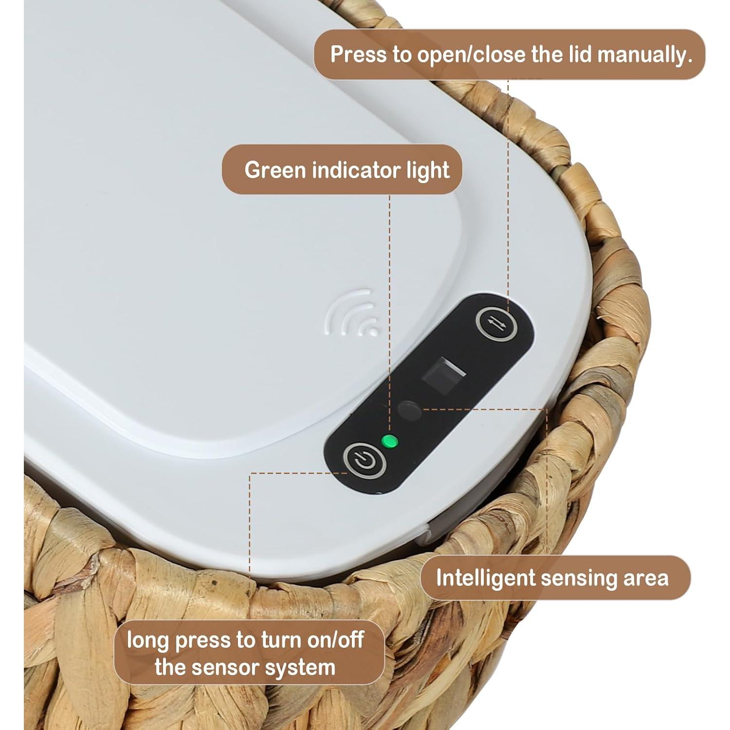 Bote de Basura Automático Trongee 3.5 Galones Estrecho