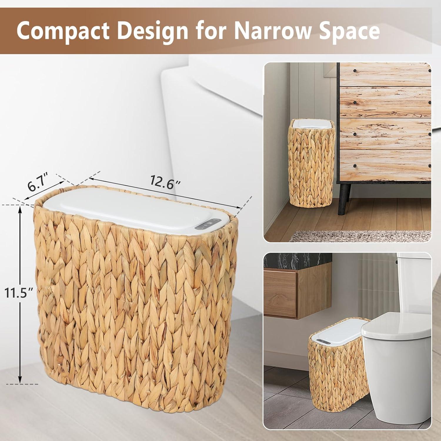 Bote de Basura Automático Trongee 3.5 Galones Estrecho