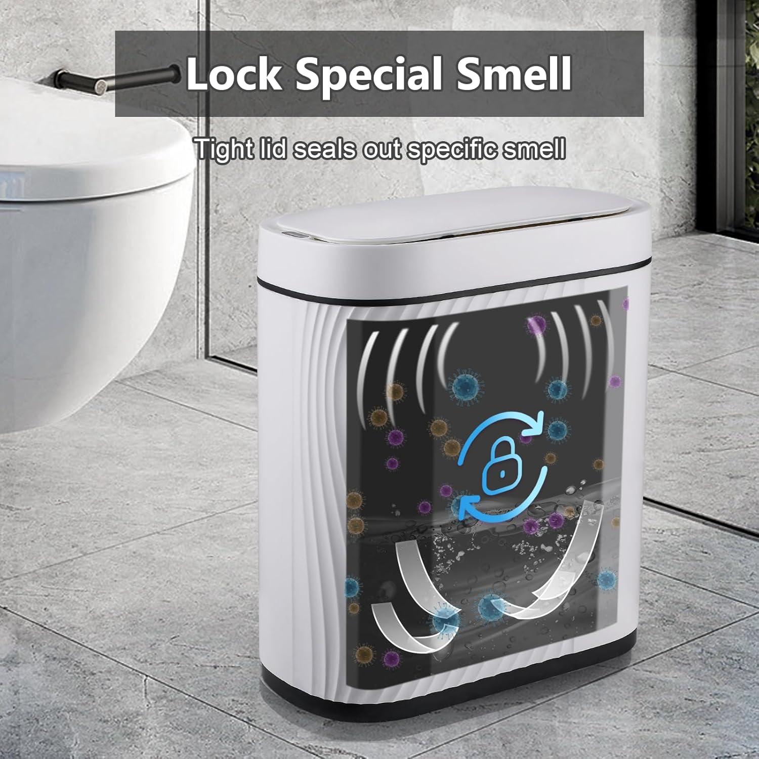 Cubo de Basura Automático SYNCVIBE 7.57L con Sensor Infrarrojo