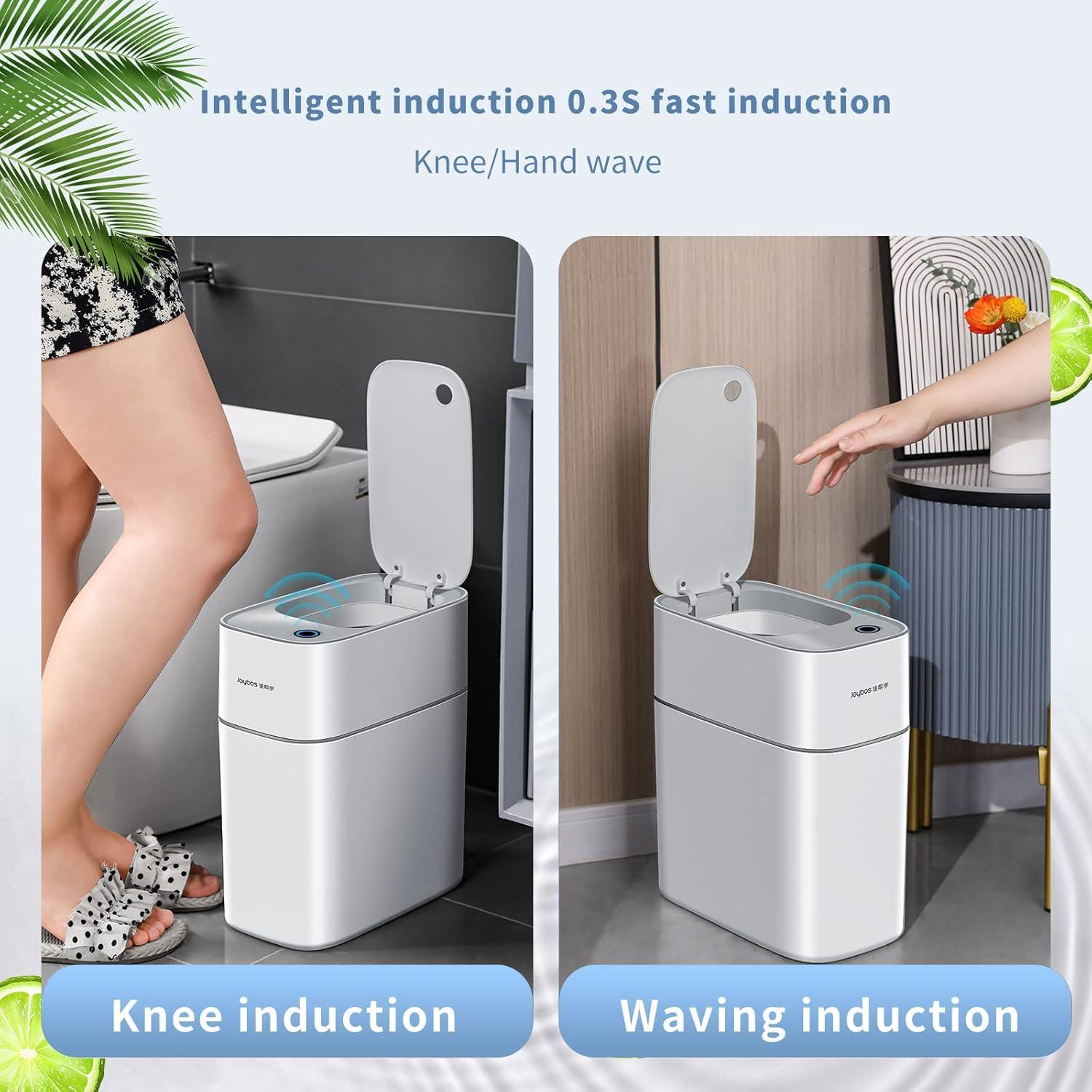 Cubo de Basura Automático MOPUP 13.2L Sensor Movimiento Gris