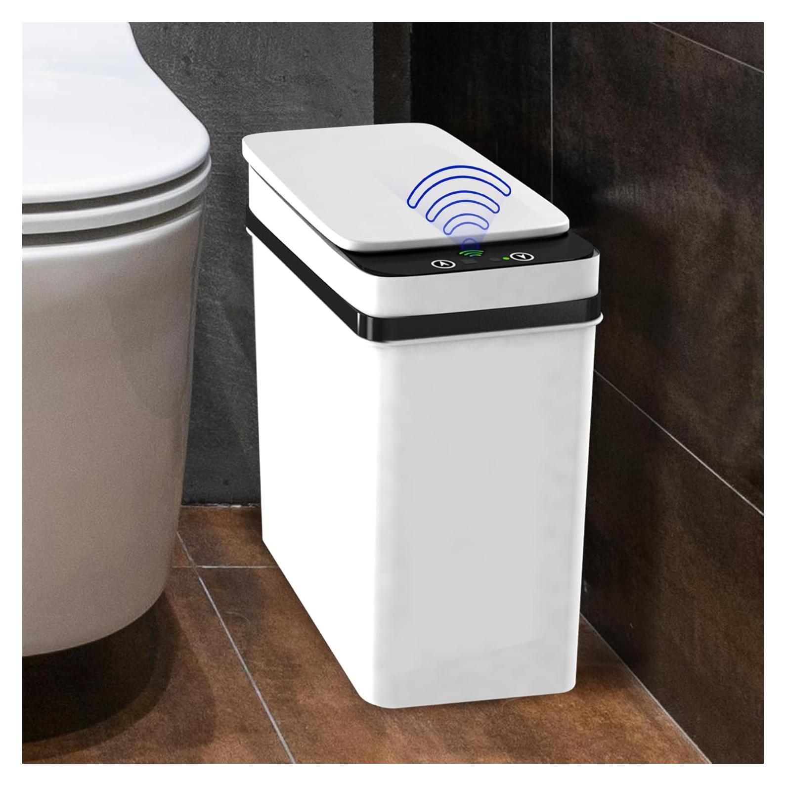 Bote de Basura Automático Possolutions 8.7L con Sensor Gris