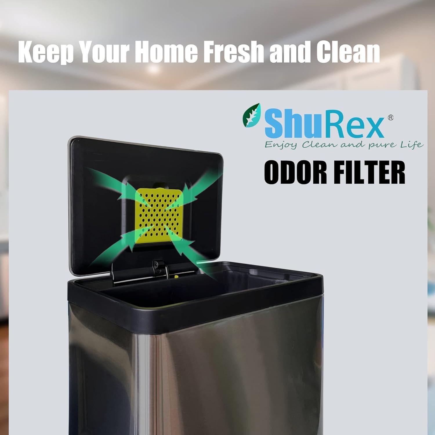Filtros Absorbentes de Olores ShuRex para Botes EKO - Paquete de 12