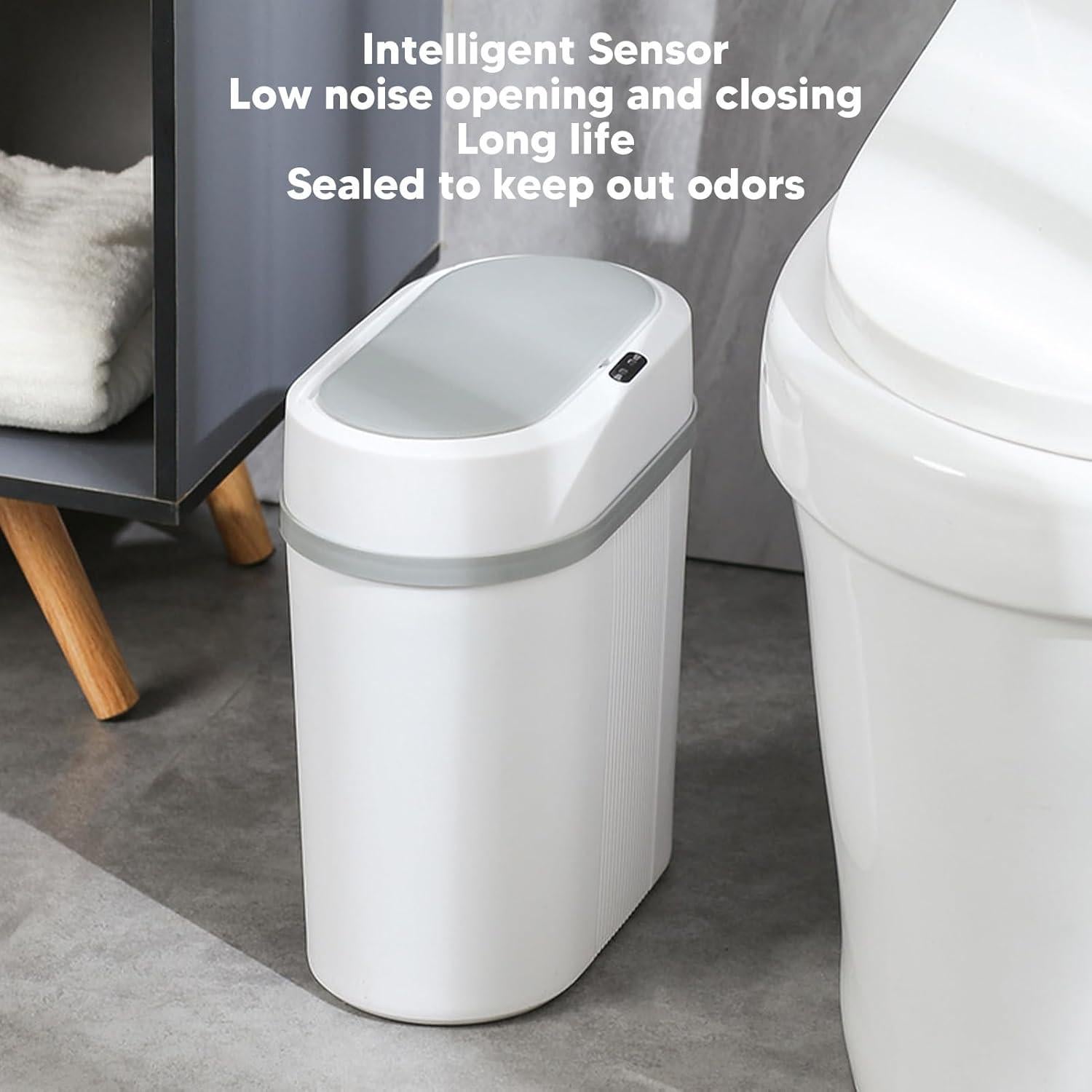 Basurero Automático Dpofirs 12L con Sensor de Movimiento