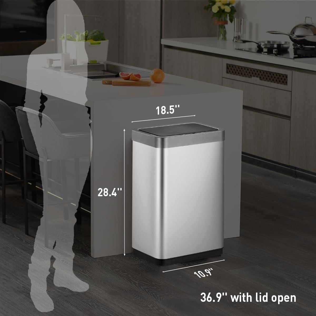 Cubo de Basura Automático EKO 80L con Sensor + 60 Bolsas