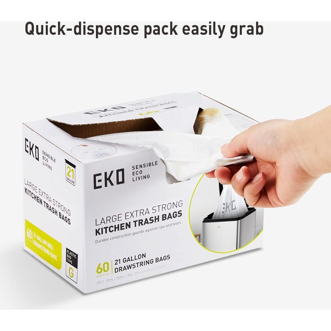 Cubo de Basura Automático EKO 80L con Sensor + 60 Bolsas