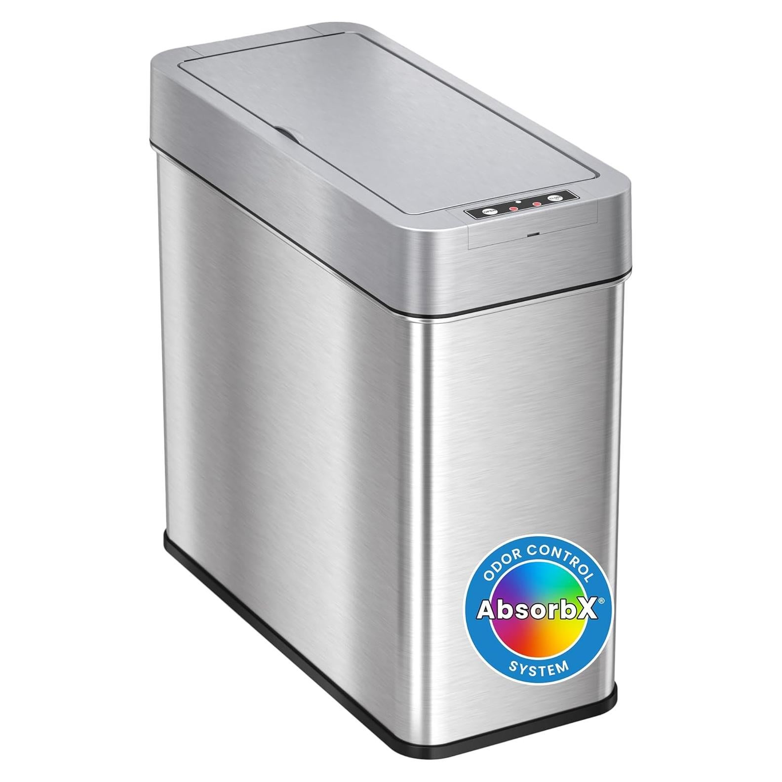Bote de Basura Automático iTouchless 15L con Sensor y Filtro de Olores