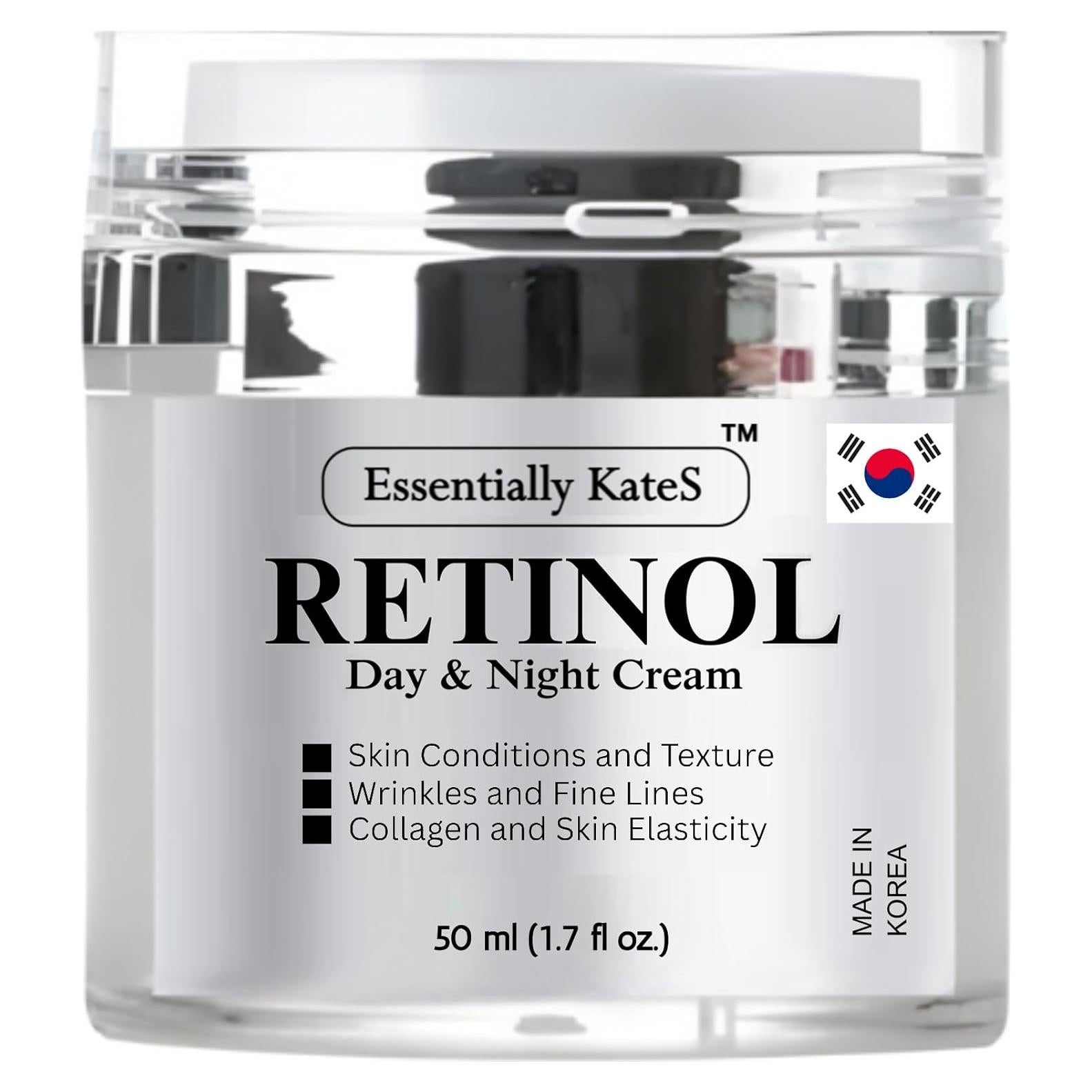 Crema Hidratante de Retinol 50 ml Essentially KateS - Antiarrugas