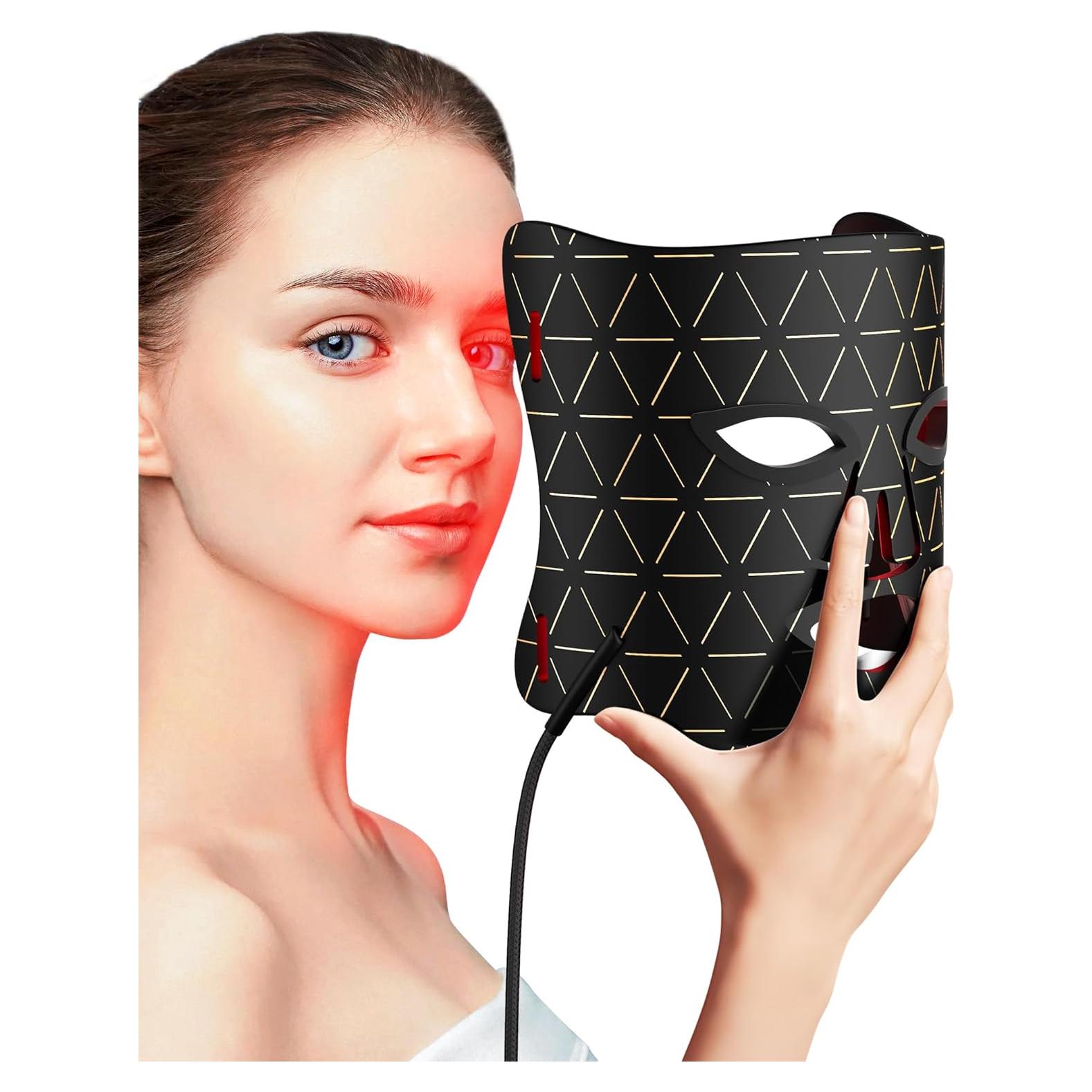 Máscara de Terapia de Luz LED FOLOKE para Cuidado Facial