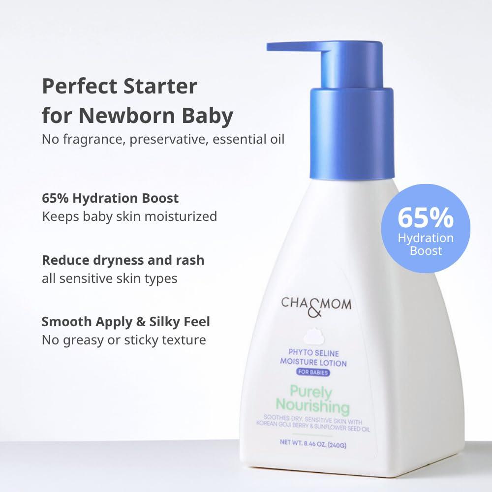 Loción Hidratante Hipoalergénica CHA&MOM para Bebés 240ml