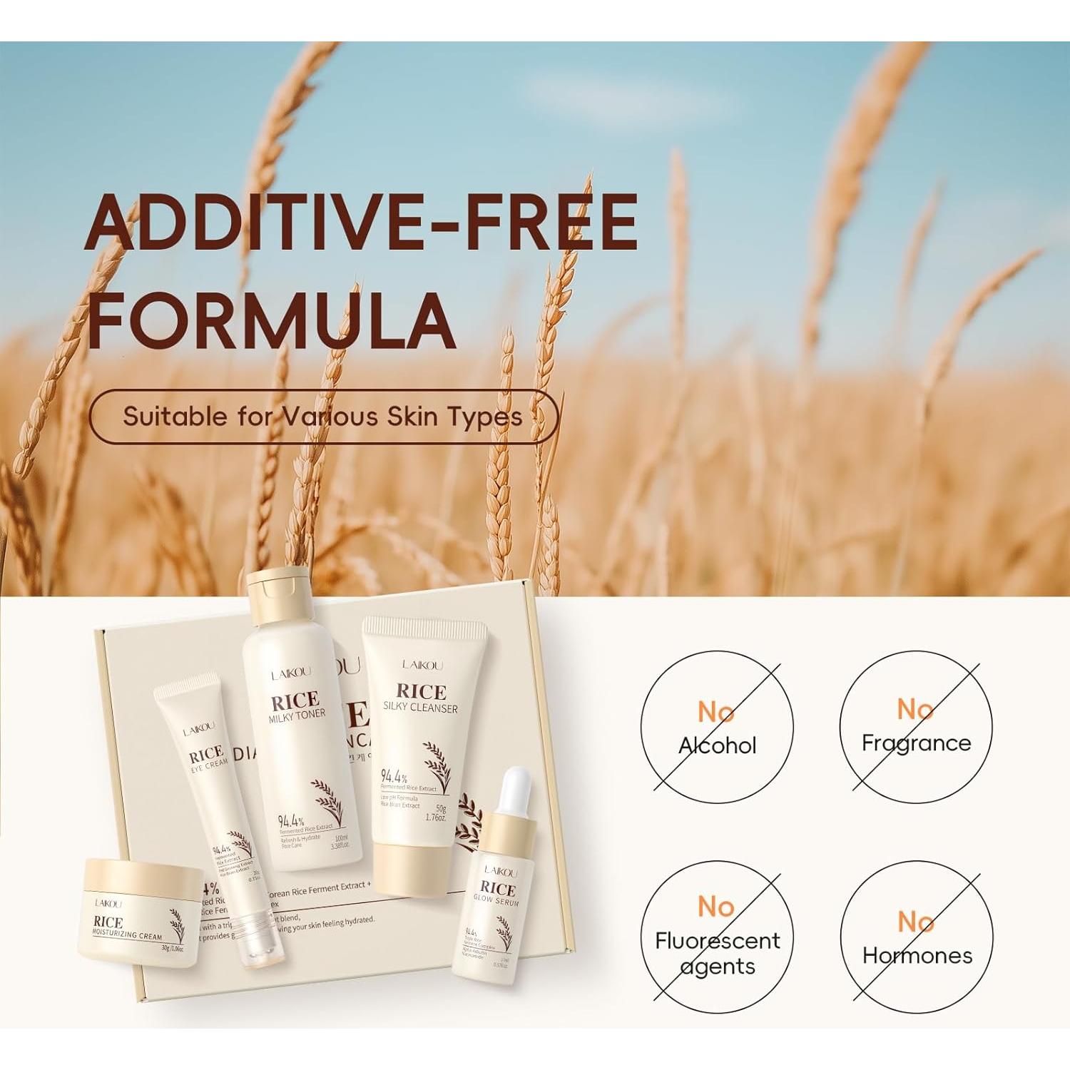 Set de Cuidado de la Piel LAIKOU 5 Piezas Hidratación