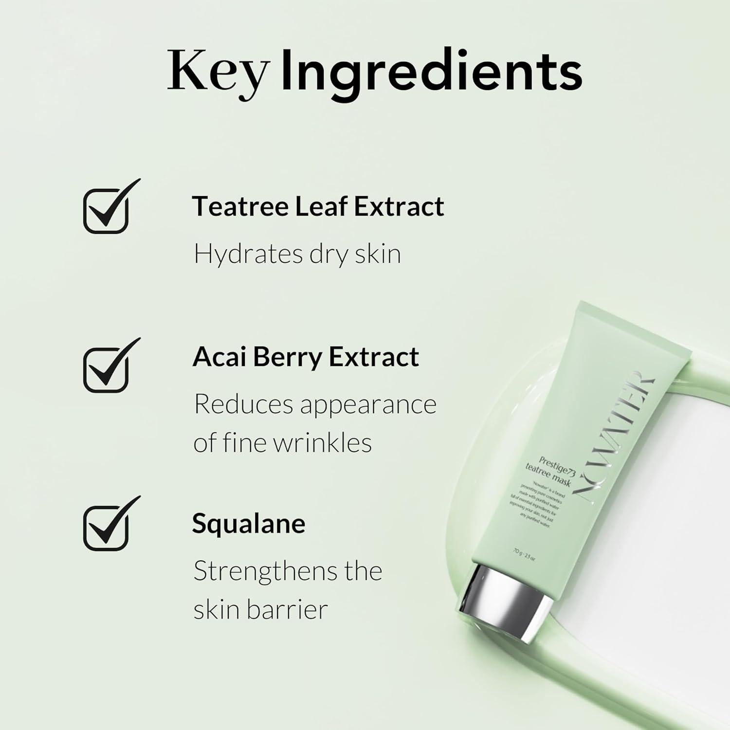 Mascarilla Peel Off NOWATER Árbol de Té 68.18 g - Cuidado Calmante