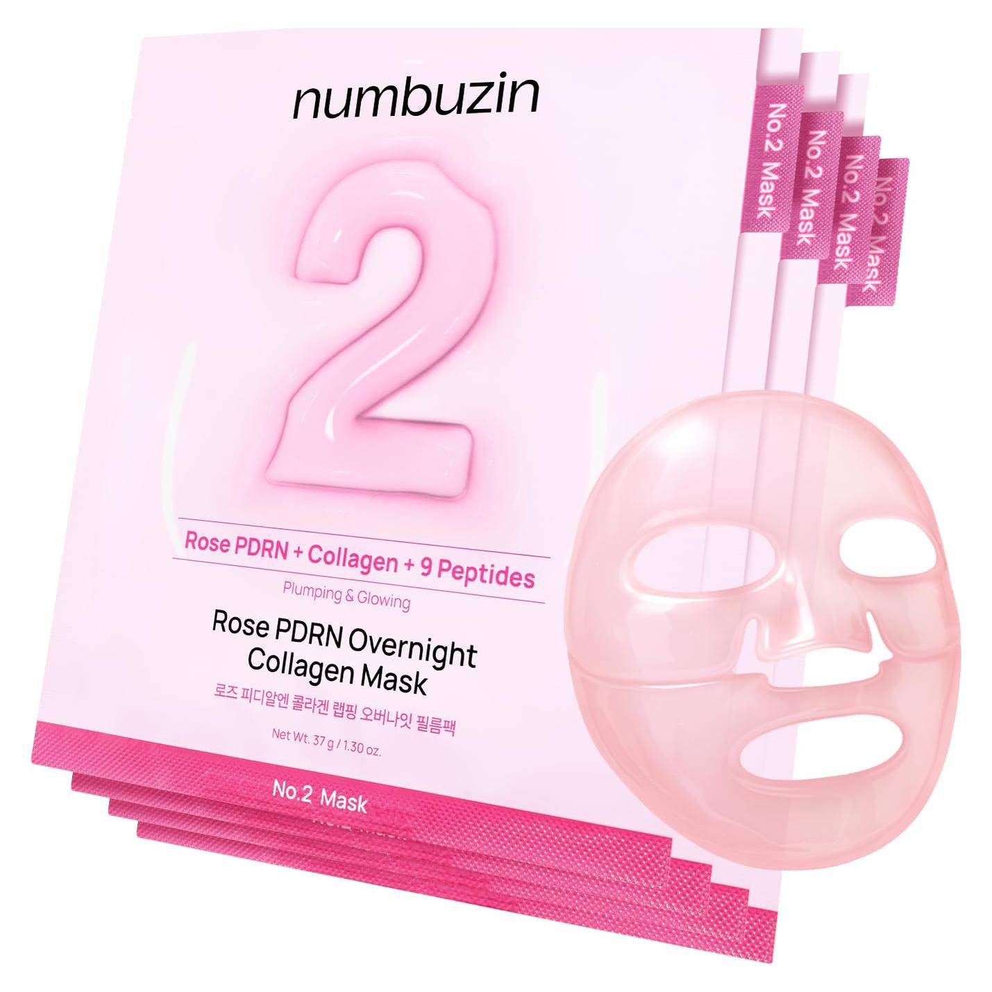 Mascarilla Facial Nocturna Numbuzin No.2 Colágeno PDRN 37g