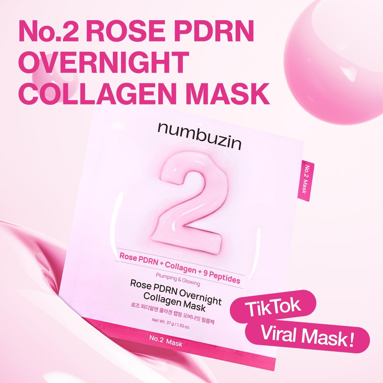 Mascarilla Facial Nocturna Numbuzin No.2 Colágeno PDRN 37g
