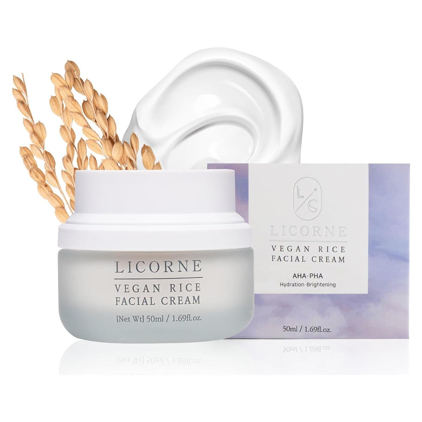 Crema Facial Vegana de Arroz Happy Bio 50ml Hidratante