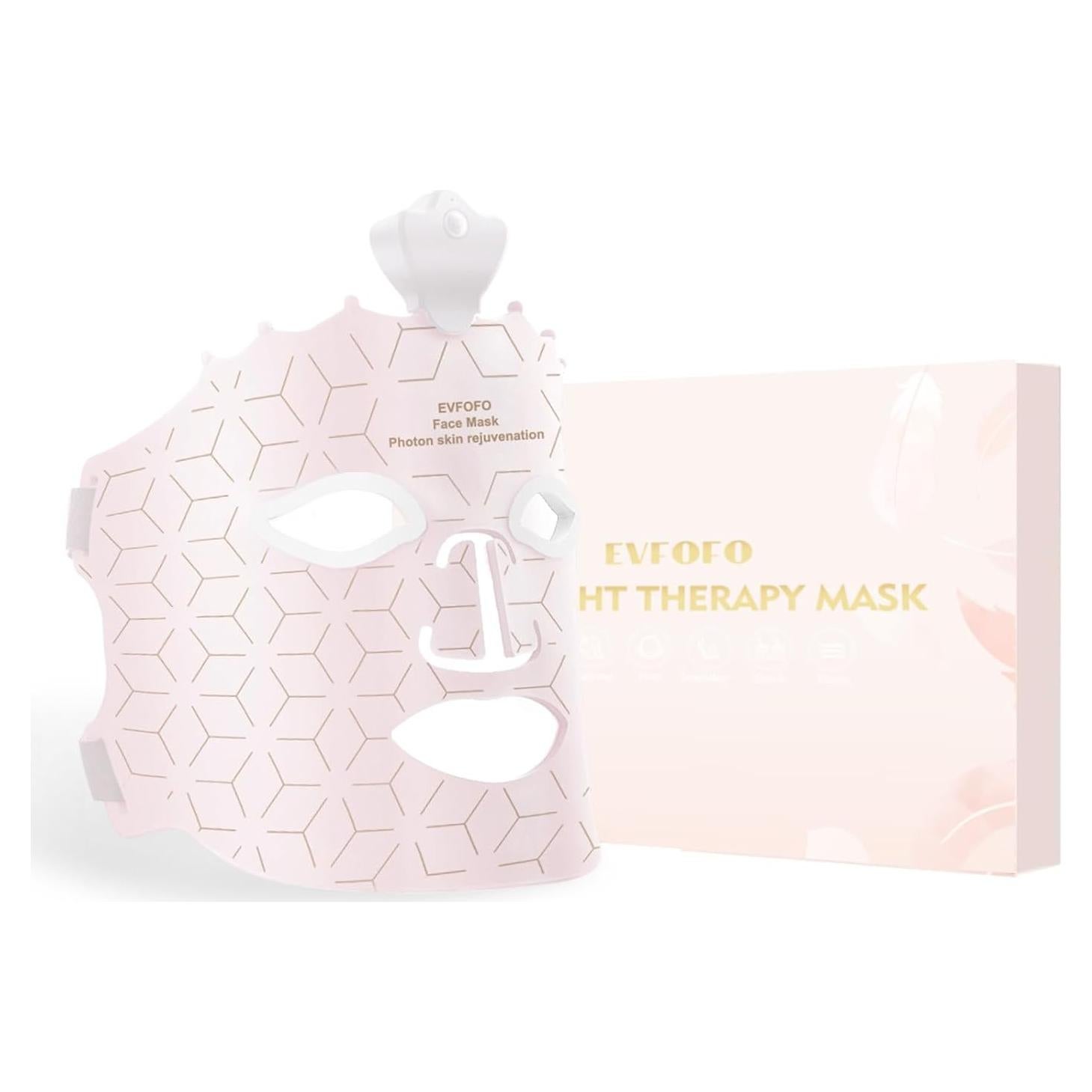 Máscara de Terapia de Luz LED 7 Colores Rosa - Shenzhen Liyoutong