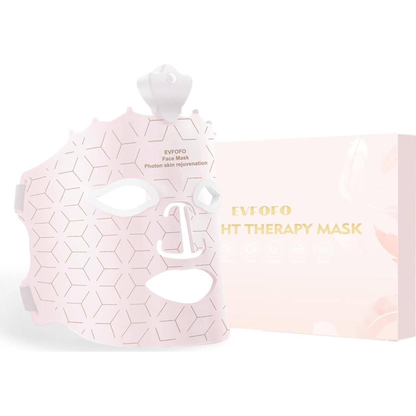 Máscara de Terapia de Luz LED 7 Colores Rosa - Shenzhen Liyoutong