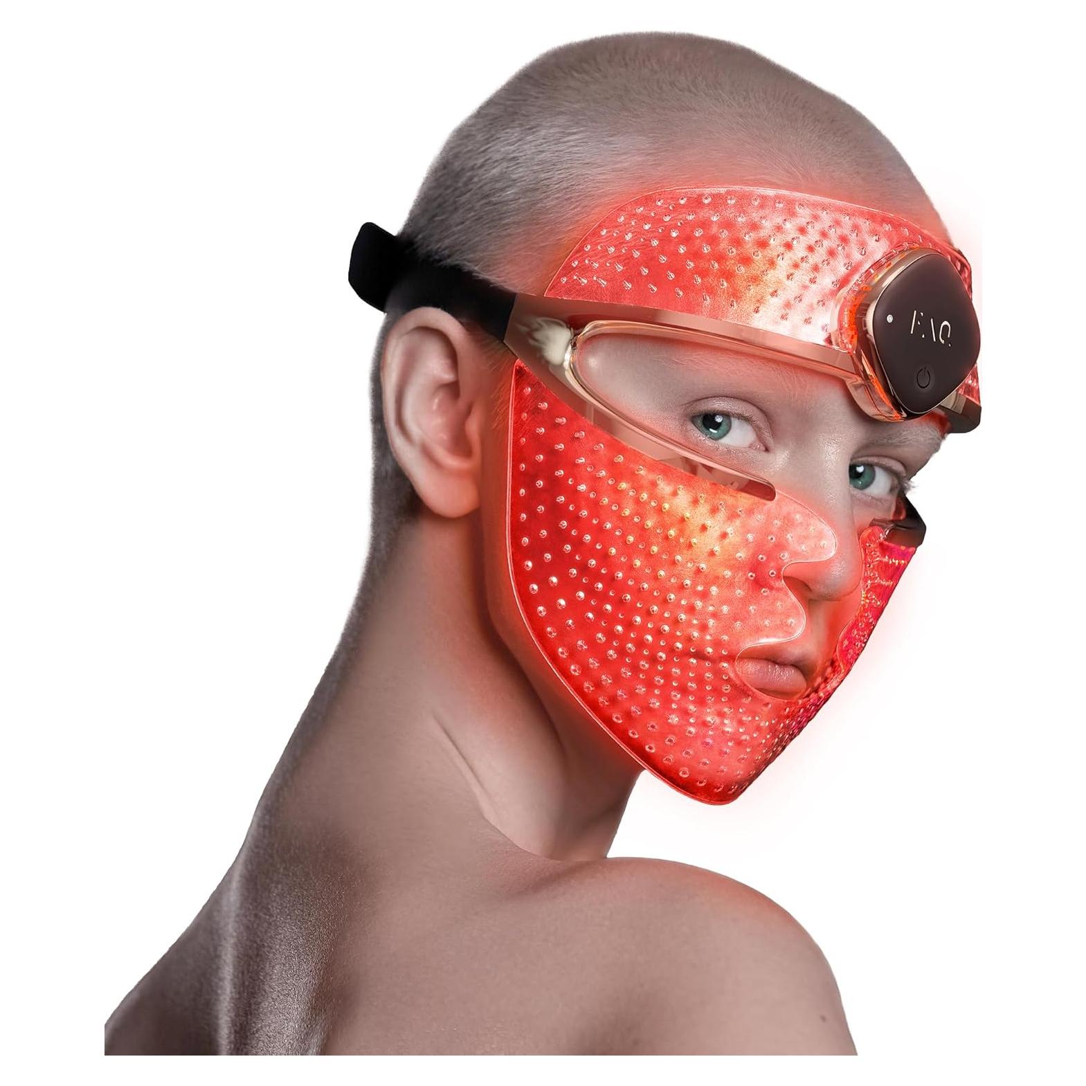 Máscara Facial LED Inalámbrica FAQ 202 - 8 Colores - Cuidado de la Piel