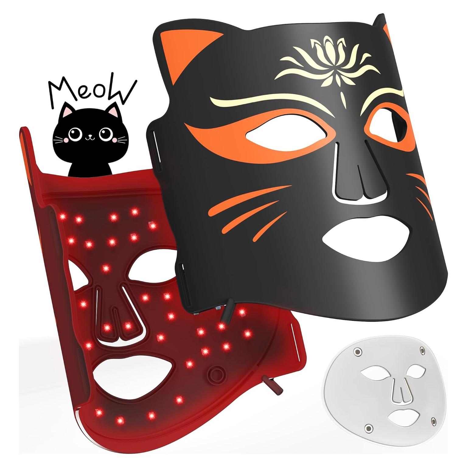 Máscara de Terapia de Luz Roja LED Possday con Compresa Fría