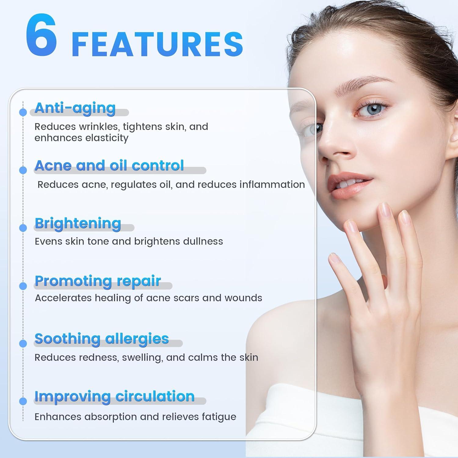 Máscara de Terapia de Luz Roja LED Possday con Compresa Fría