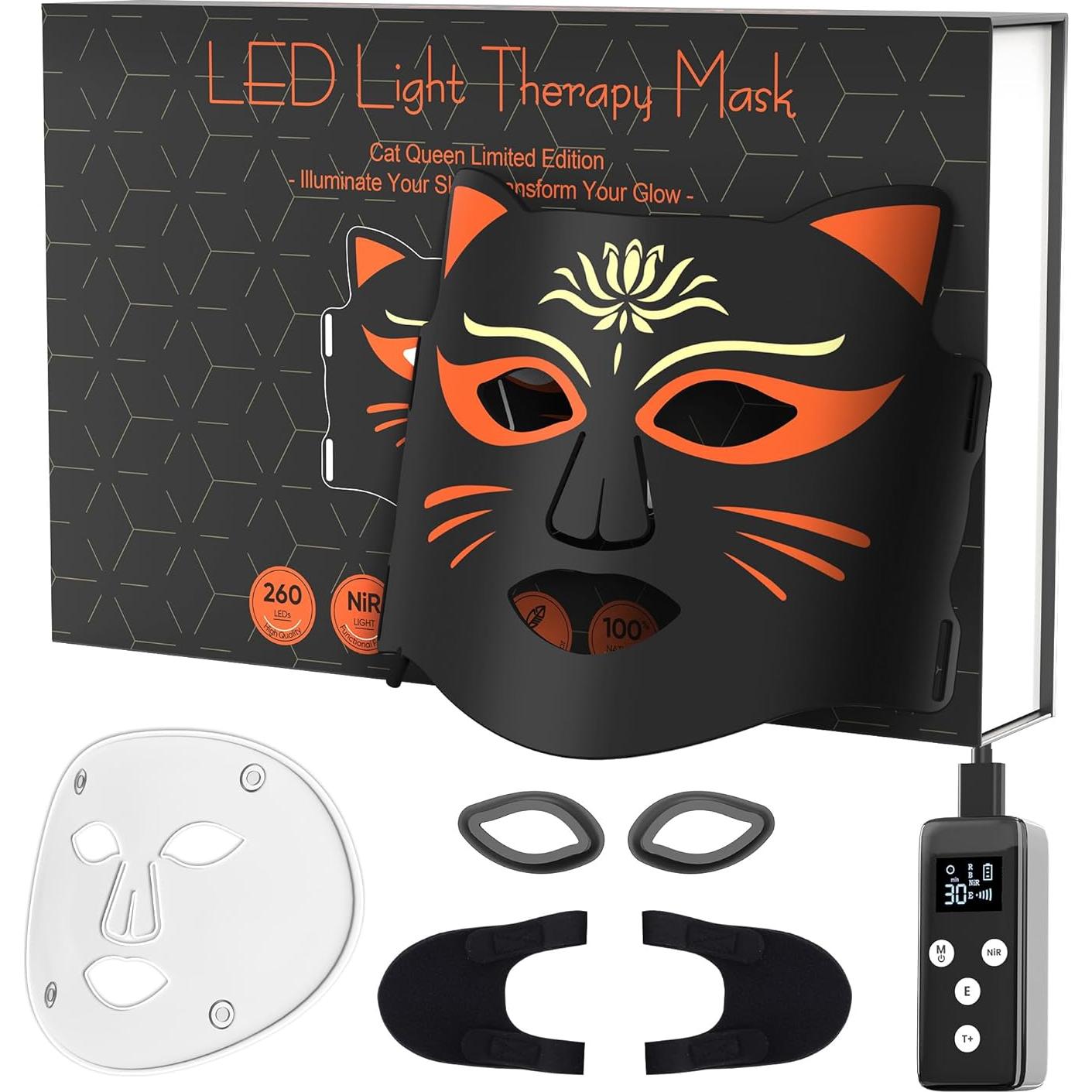 Máscara de Terapia de Luz Roja LED Possday con Compresa Fría