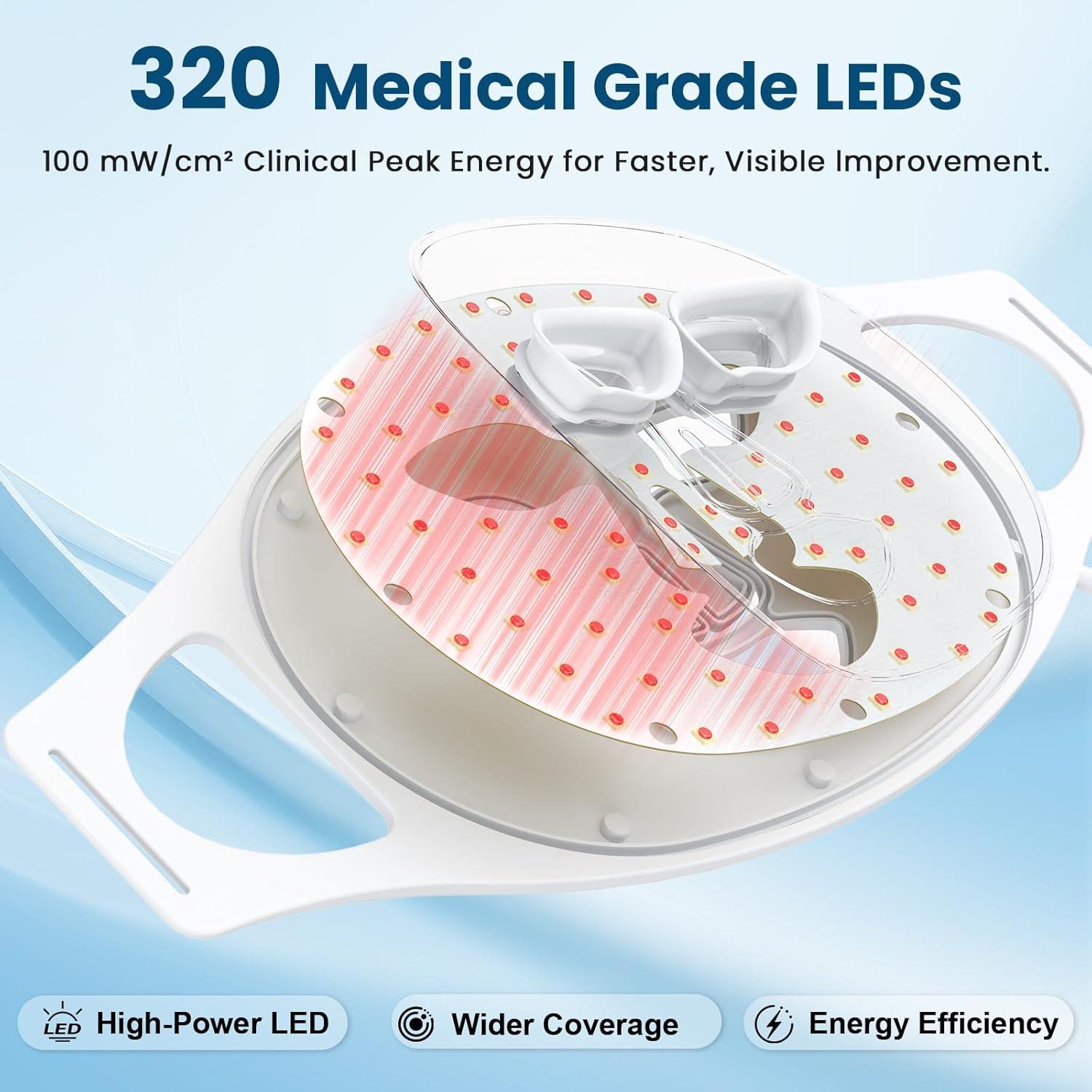 Máscara de Terapia de Luz LED Lovsheme T1 para Piel Radiante