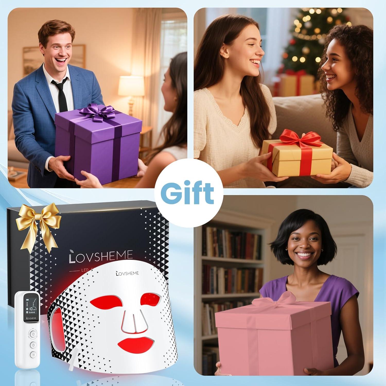 Máscara de Terapia de Luz LED Lovsheme T1 para Piel Radiante