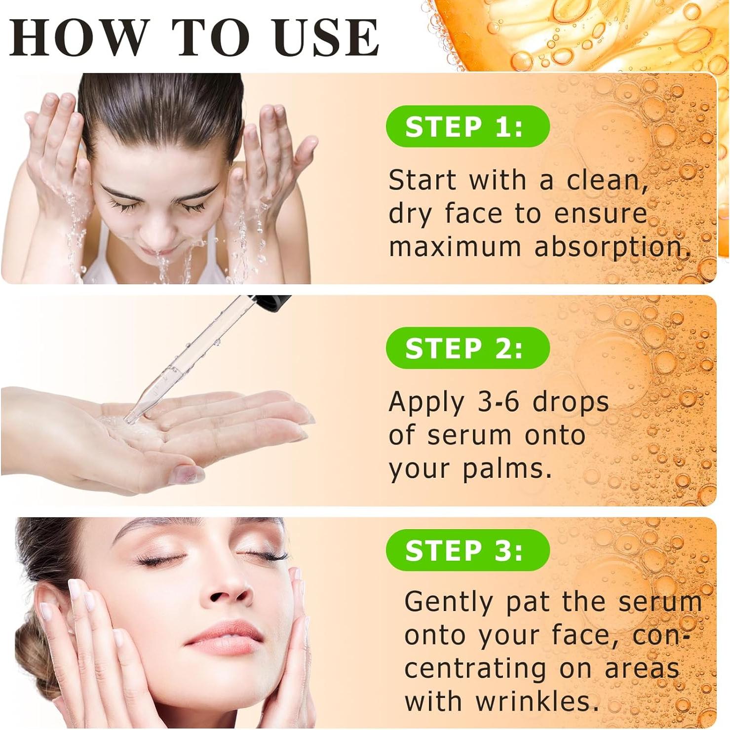 Suero Facial Antienvejecimiento Ruduwu 60ml - Vitamina C y E