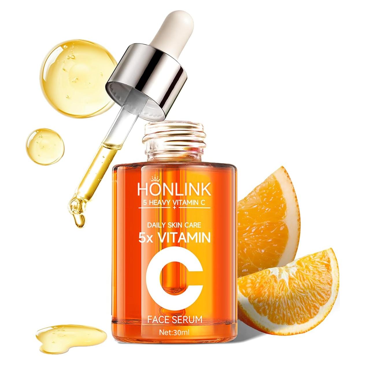 Suero Brillante de Vitamina C HONLINK 100g - Hidratante Facial