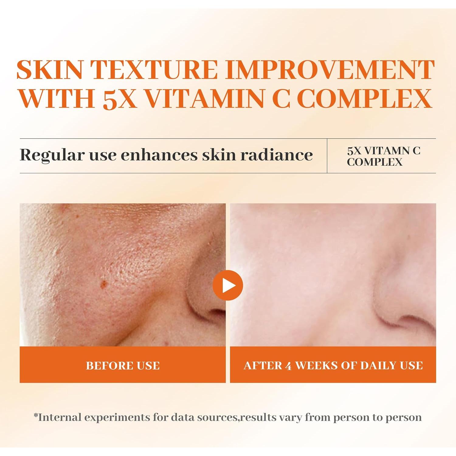 Suero Brillante de Vitamina C HONLINK 100g - Hidratante Facial