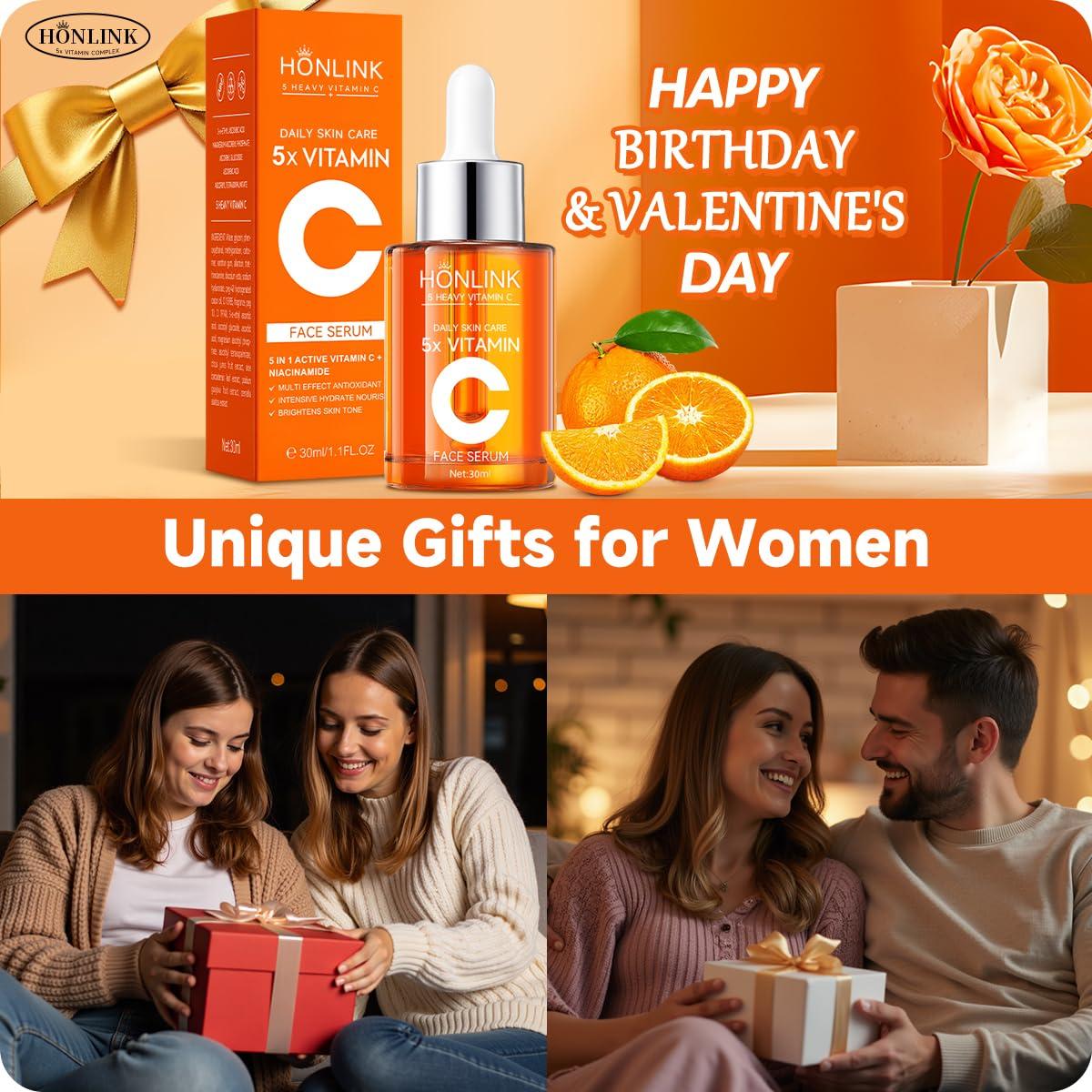 Suero Brillante de Vitamina C HONLINK 100g - Hidratante Facial