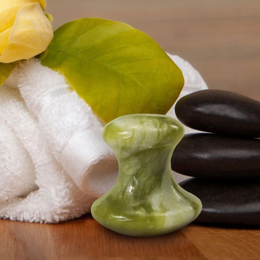 Set de 3 Piedras de Masaje de Jade Beavorty para Spa