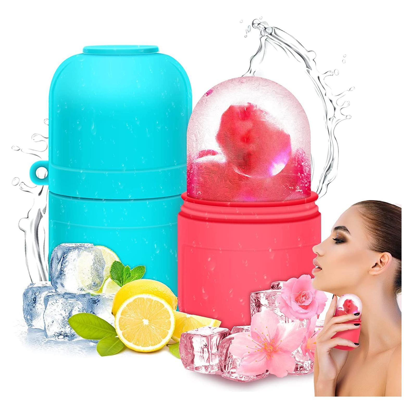 Rodillo de Hielo Facial AURUZA con Gua Sha - Cuidado de Piel