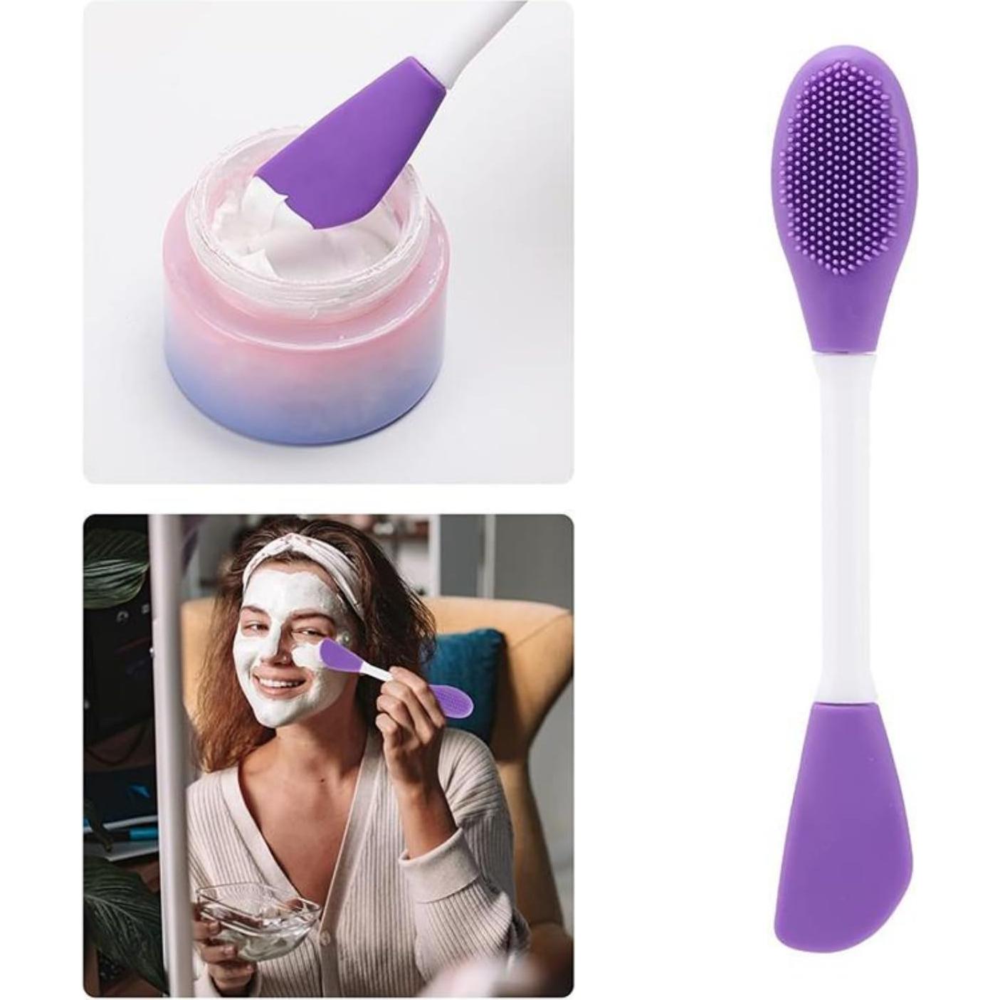 Kit de Cuidado Facial 9 Piezas KXKQ con Rodillo de Jade y Gua Sha