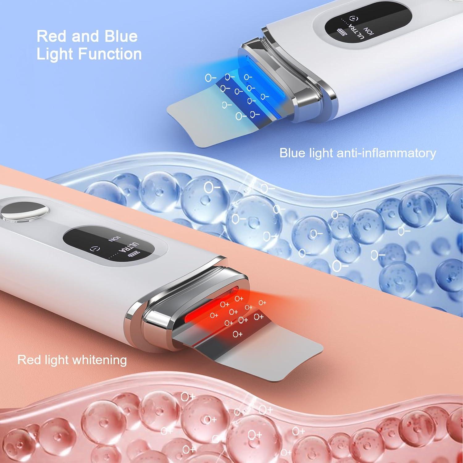 Espátula Facial Drulana Skin Scrubber 4 Modos Pantalla LCD