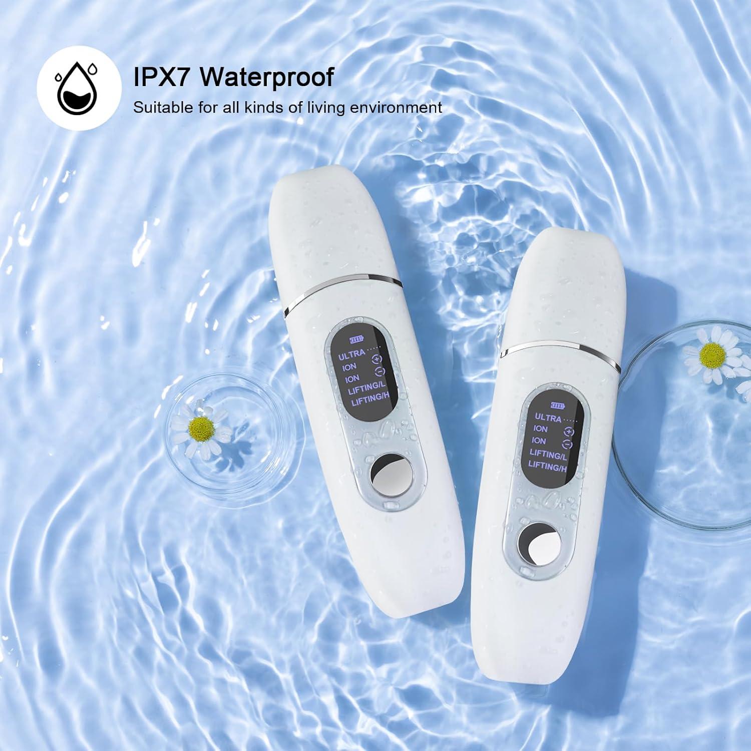 Espátula Facial Drulana Skin Scrubber 4 Modos Pantalla LCD