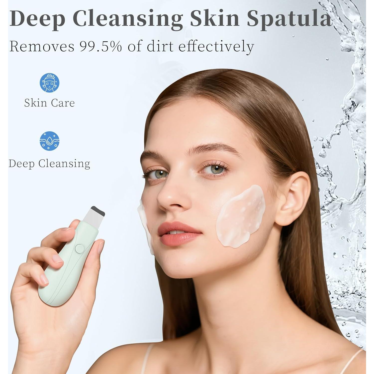 Removedor de Puntos Negros Sookga - Espátula Facial Verde